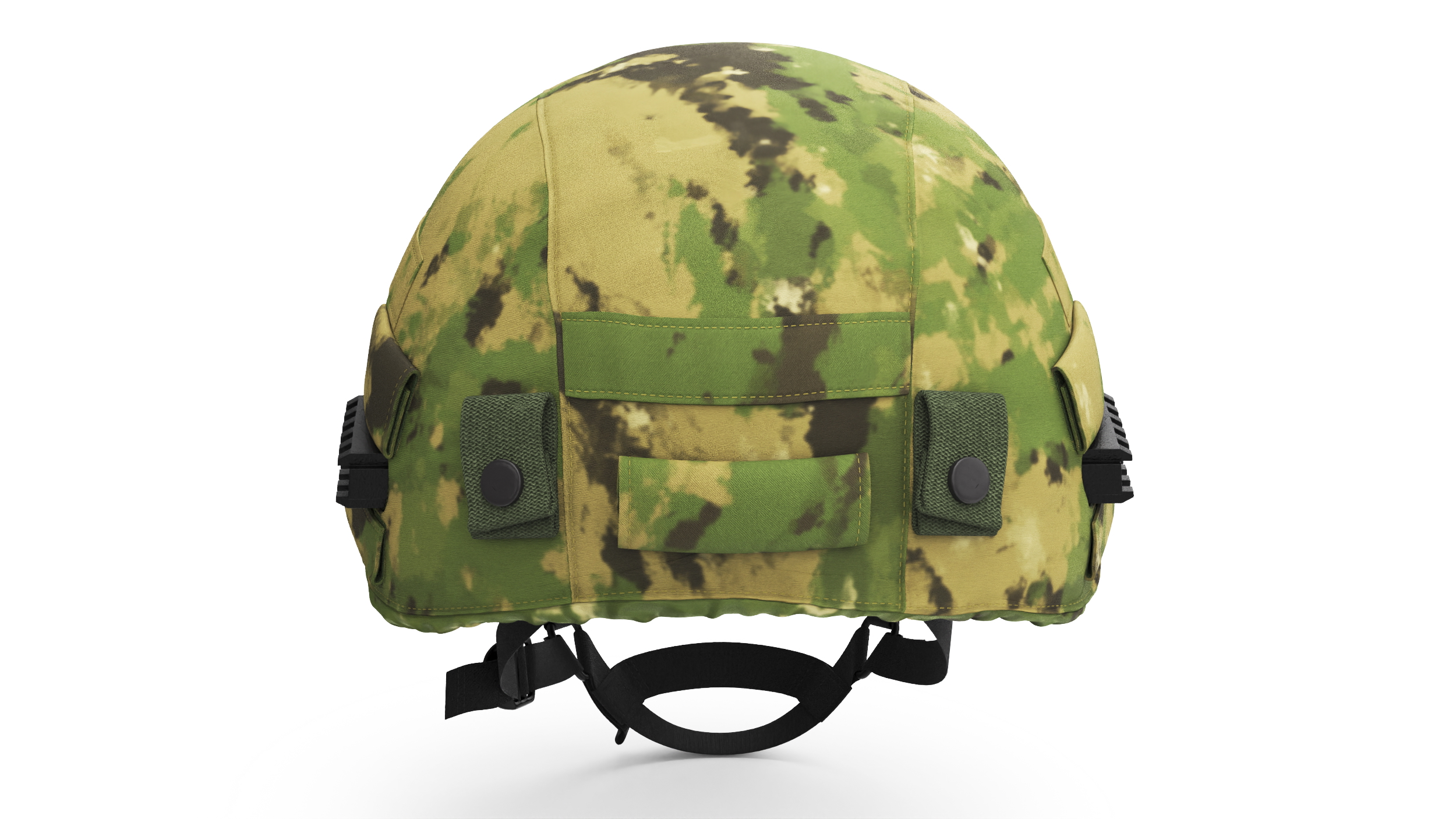 3D Light Green Case Black Helmet Ratnik