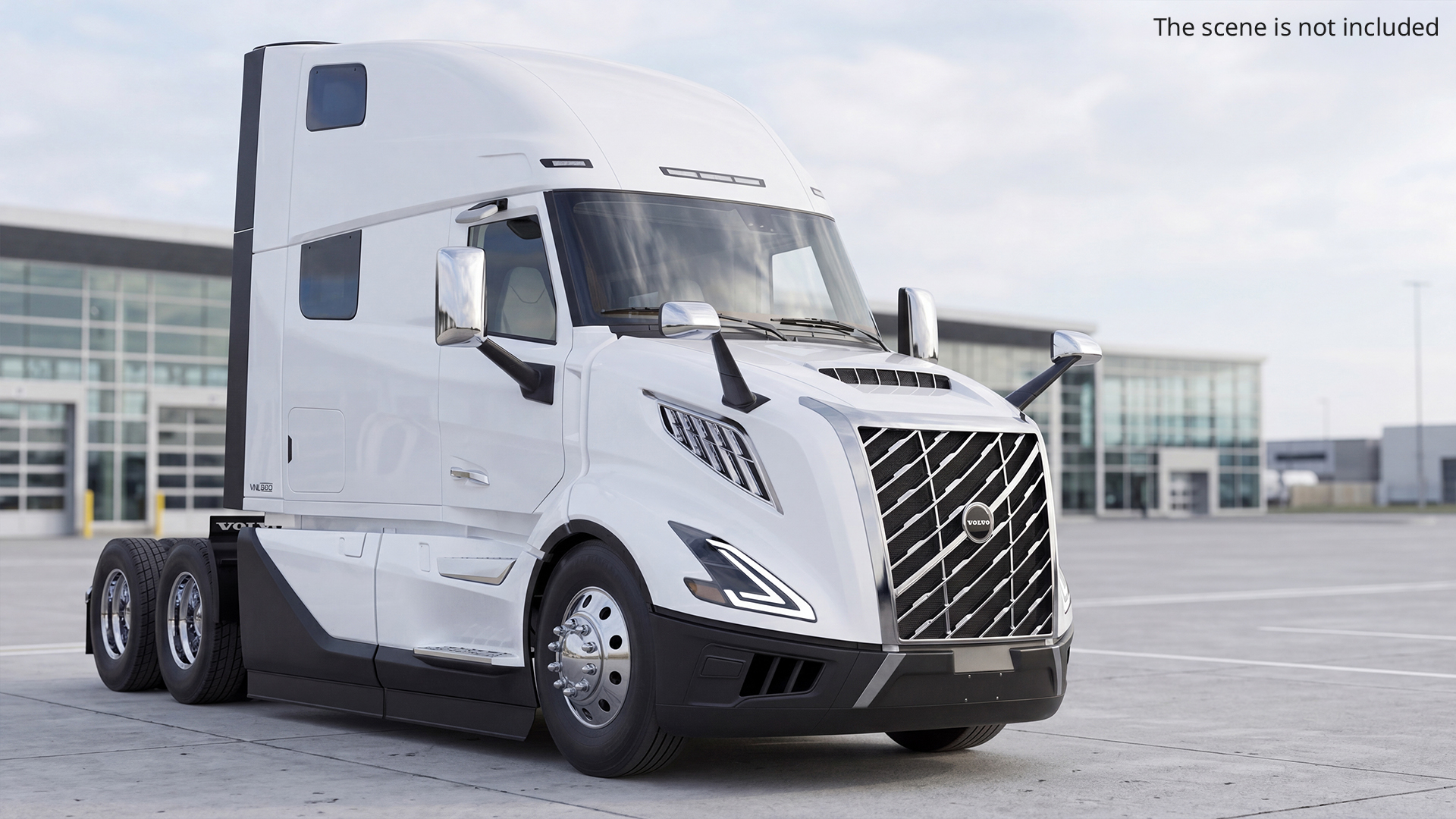 2026 Volvo VNL 860 Truck White Simplified - view 4