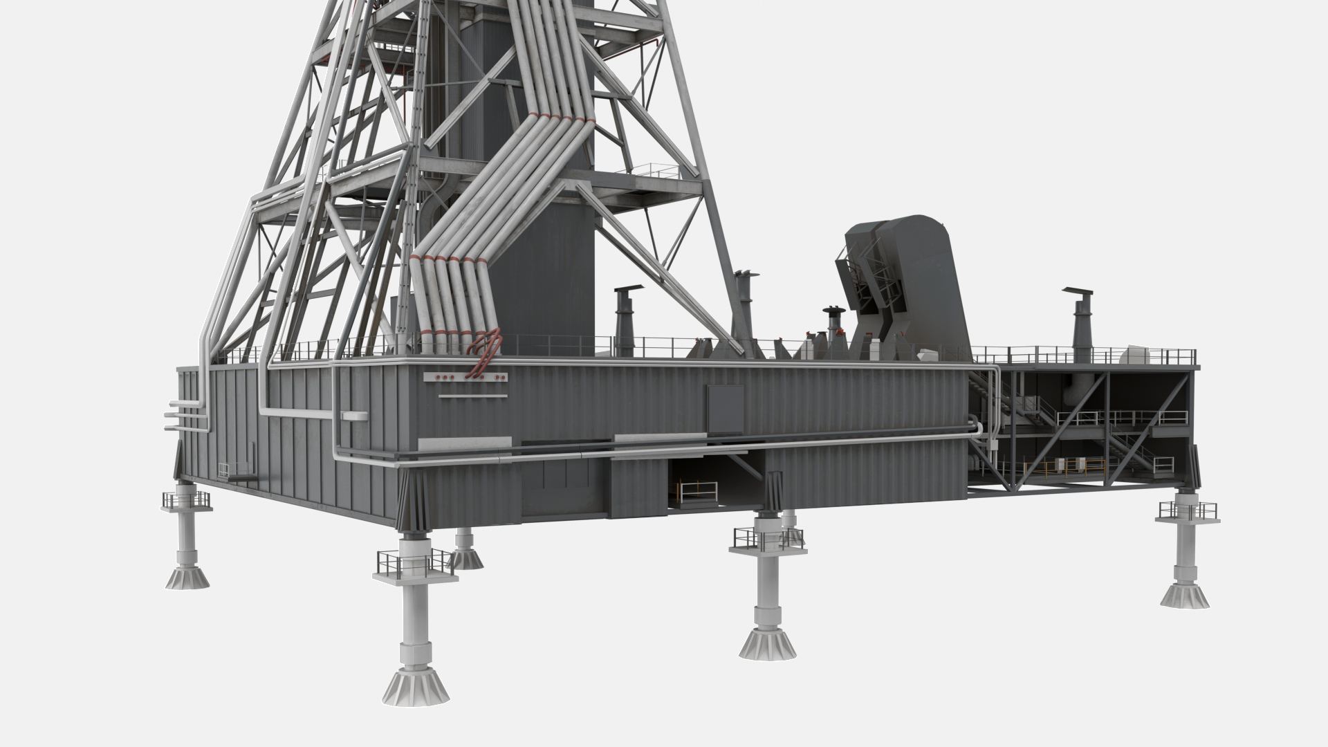 3D SLS Launch Pad 39B model