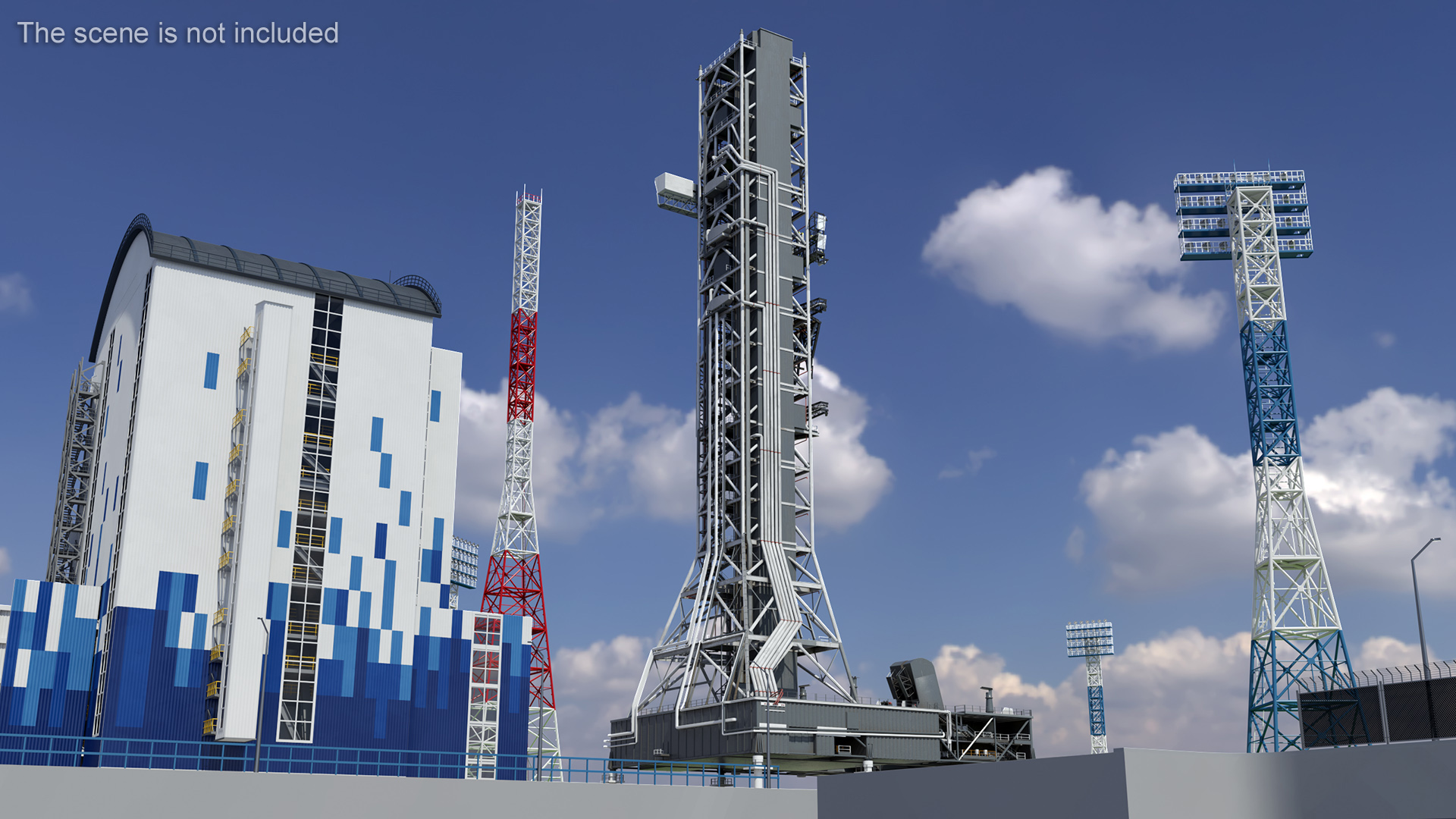 3D SLS Launch Pad 39B model