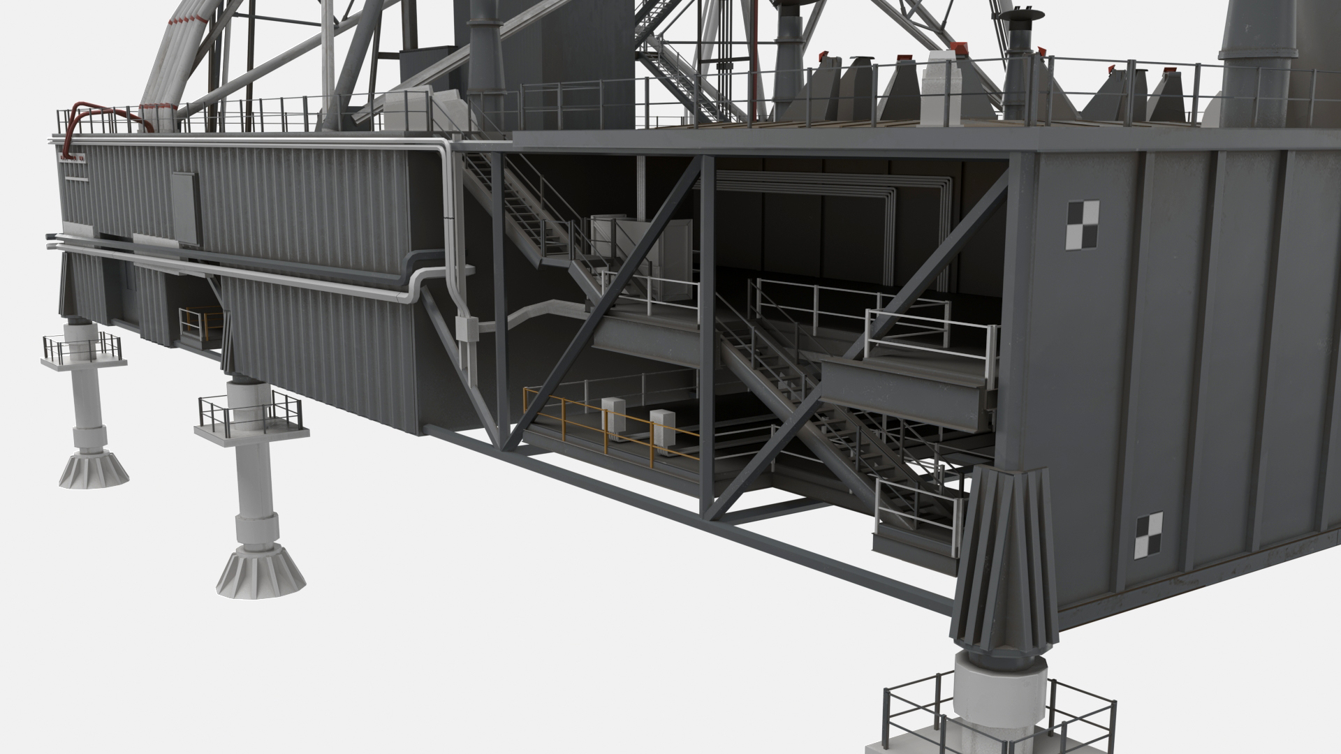 3D SLS Launch Pad 39B model