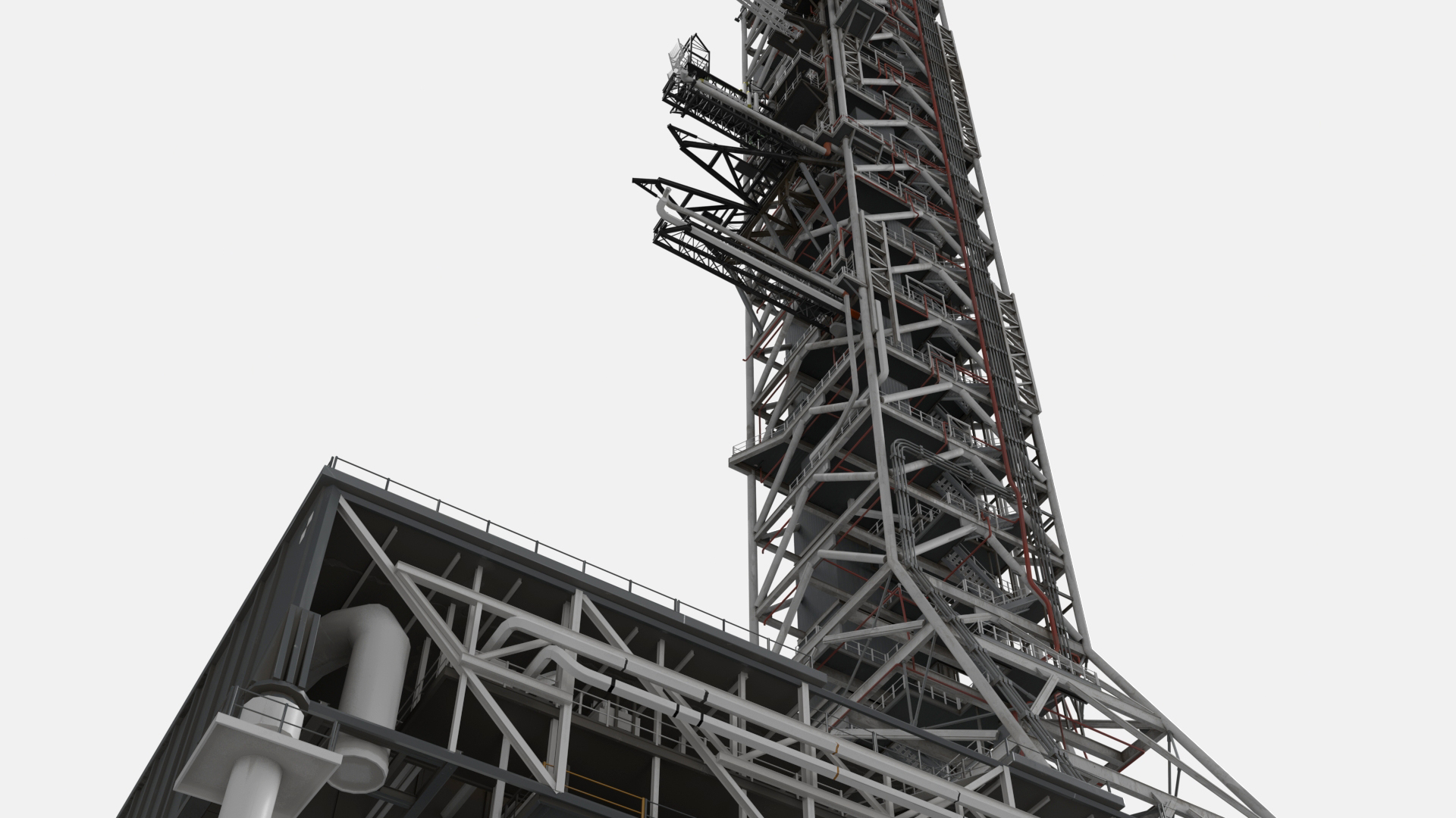 3D SLS Launch Pad 39B model