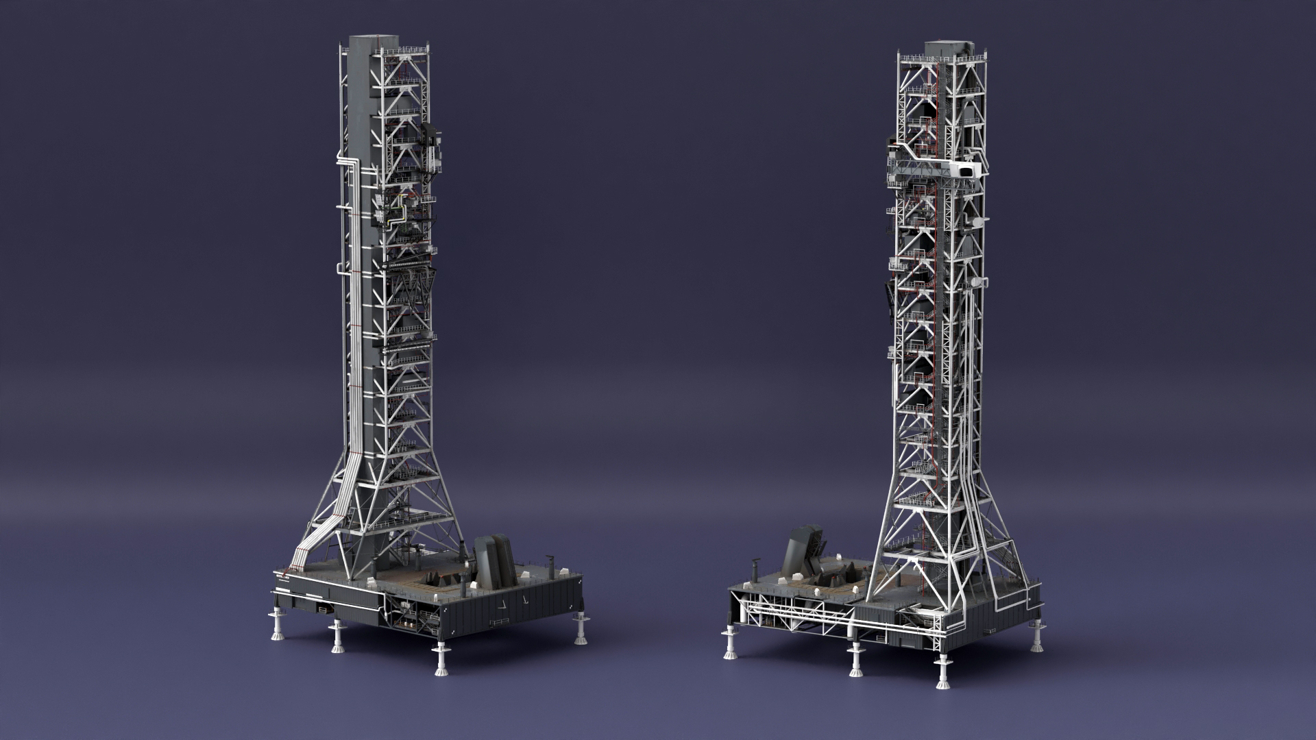 3D SLS Launch Pad 39B model