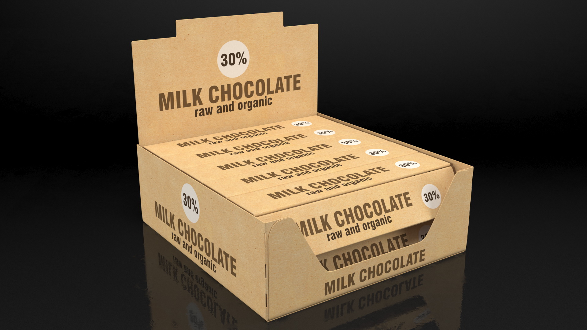 3D Chocolate Box model
