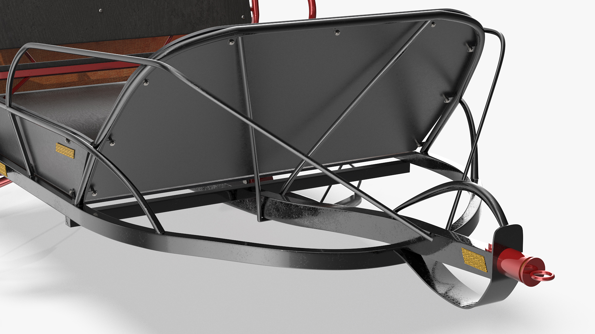 3D model Snowmobile Sled