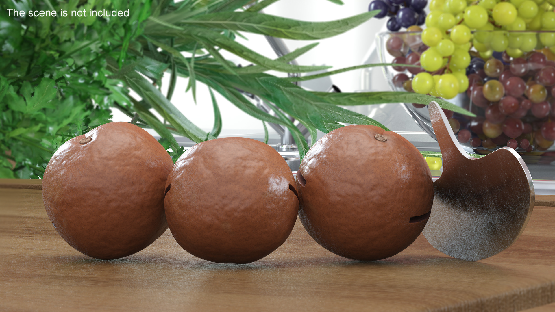 3D model Cut Macadamia Nuts with Iron Opener