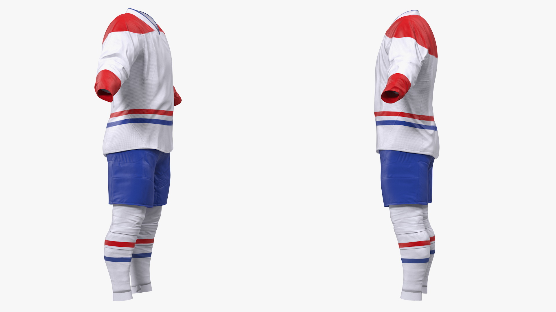 3D model Hockey Clothes White