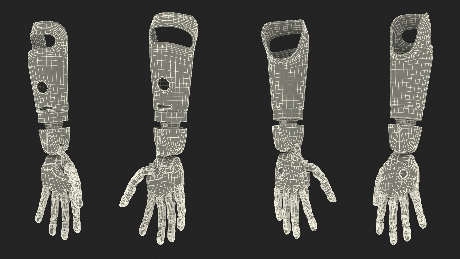 Brain Controlled Prosthetic Arms 3D