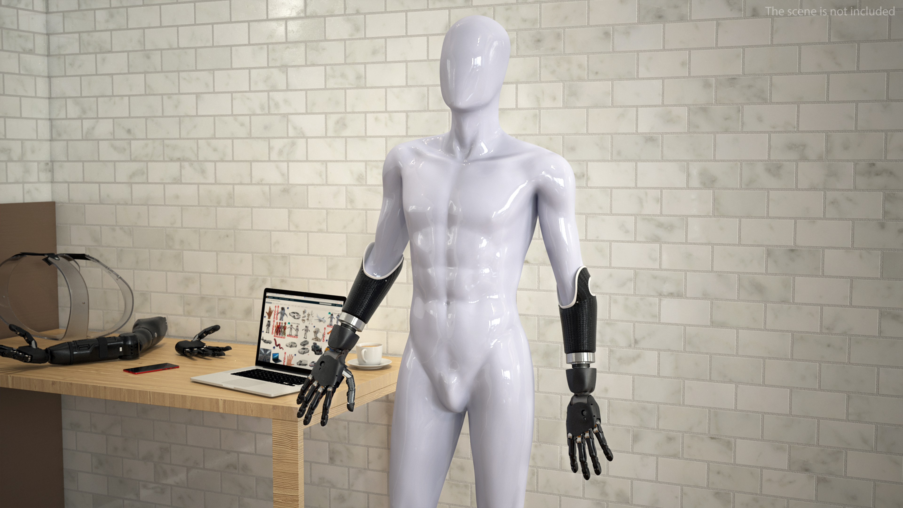 Brain Controlled Prosthetic Arms 3D