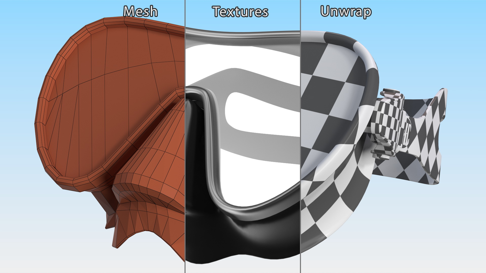 3D Diving Mask
