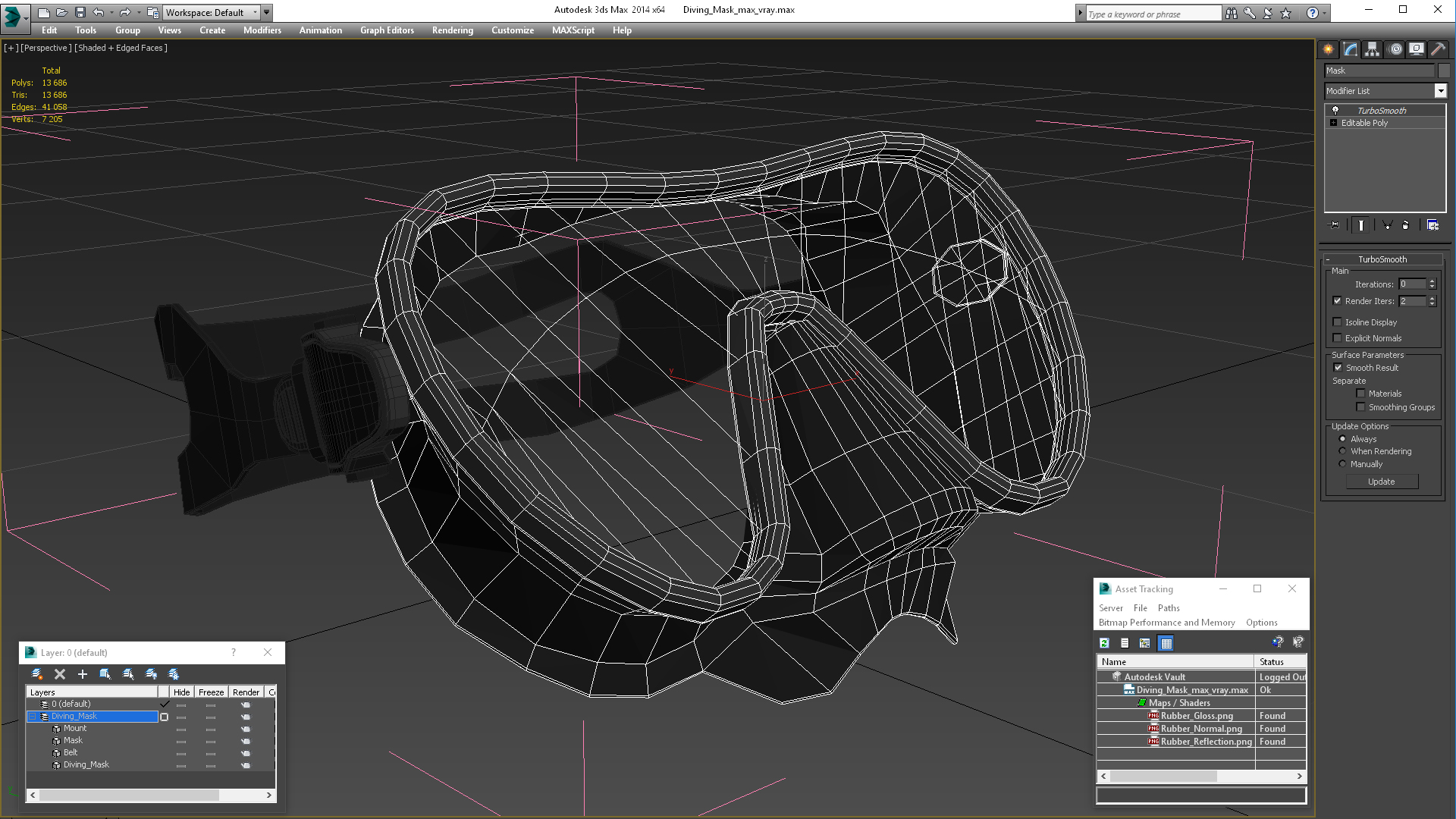 3D Diving Mask