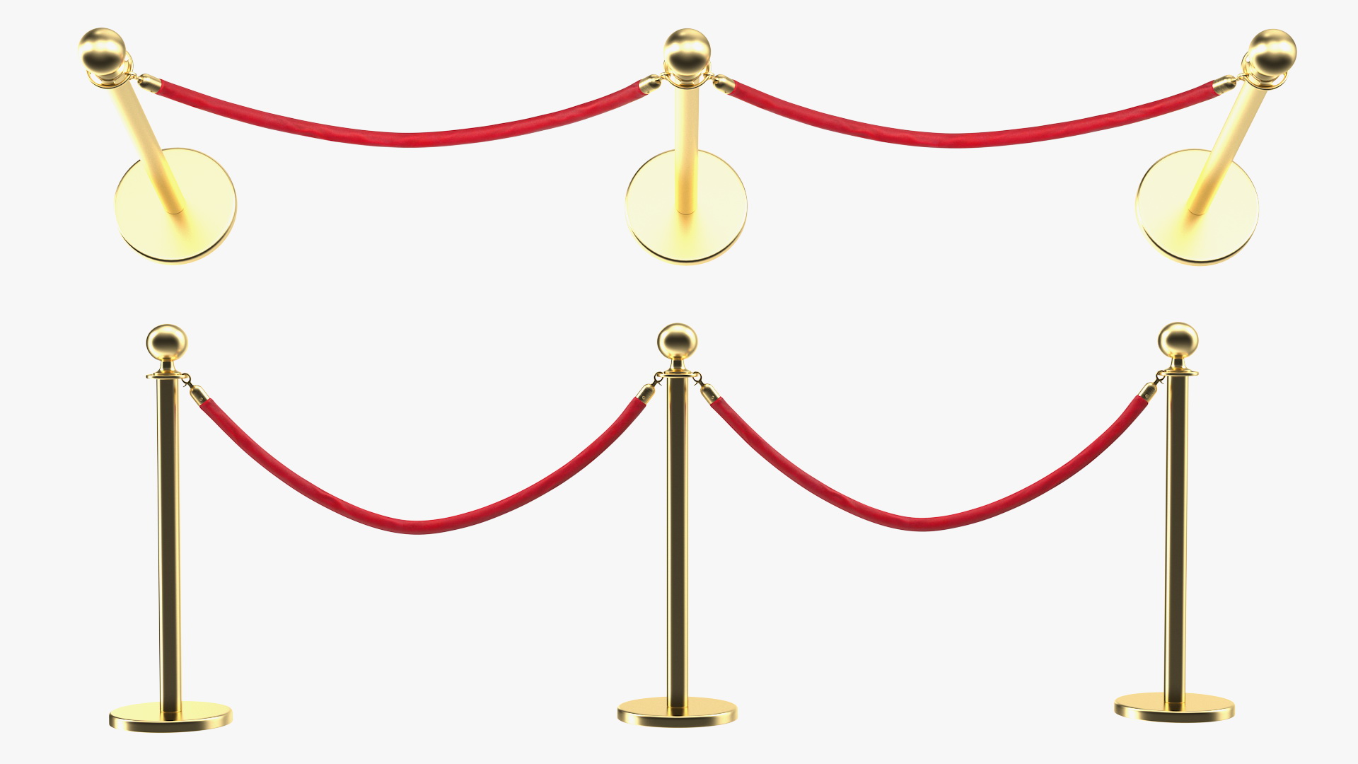 3D Red Carpet Fence