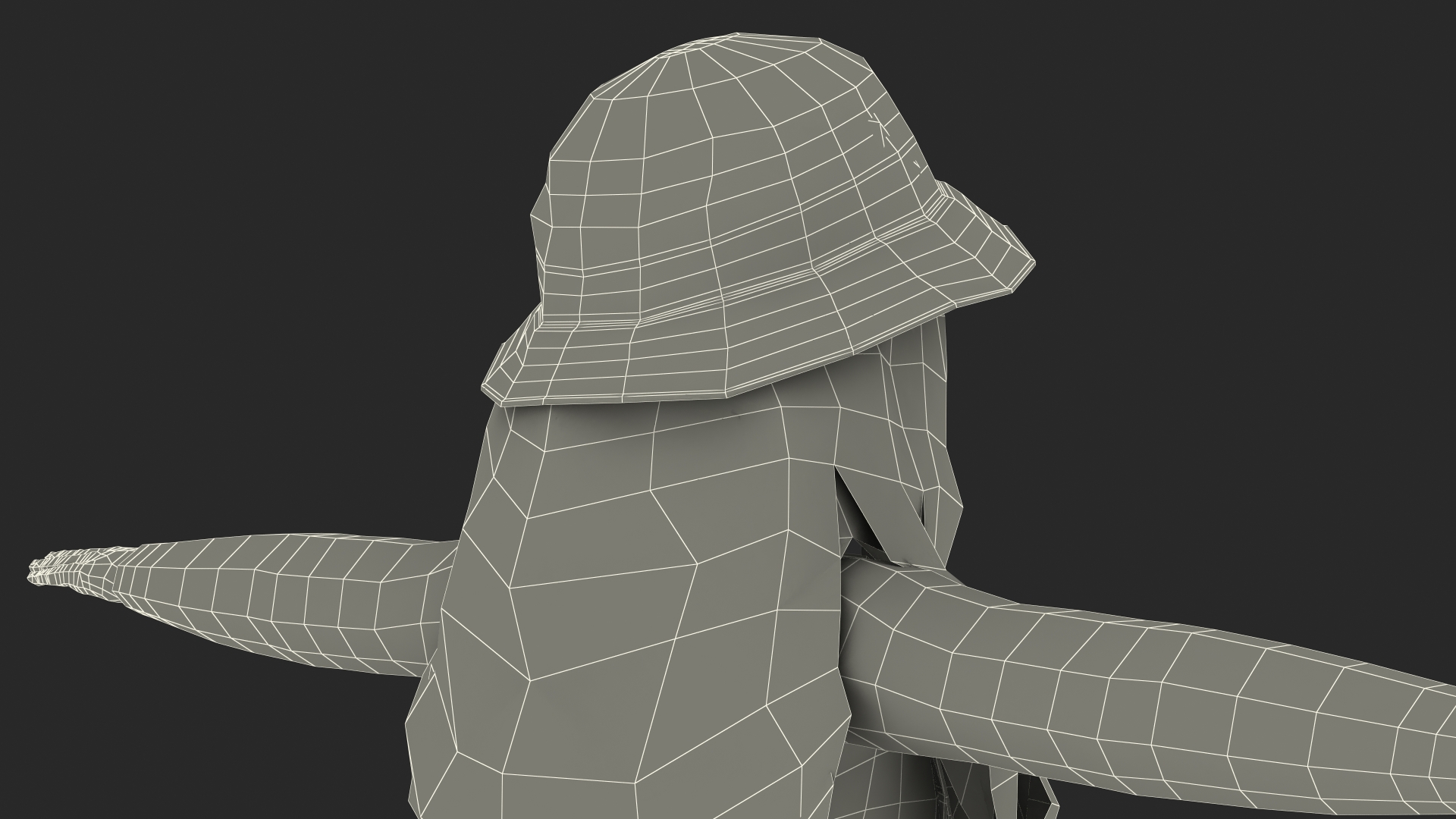 3D model Realistic Asian Girl Child in Street Clothes Rigged for Modo