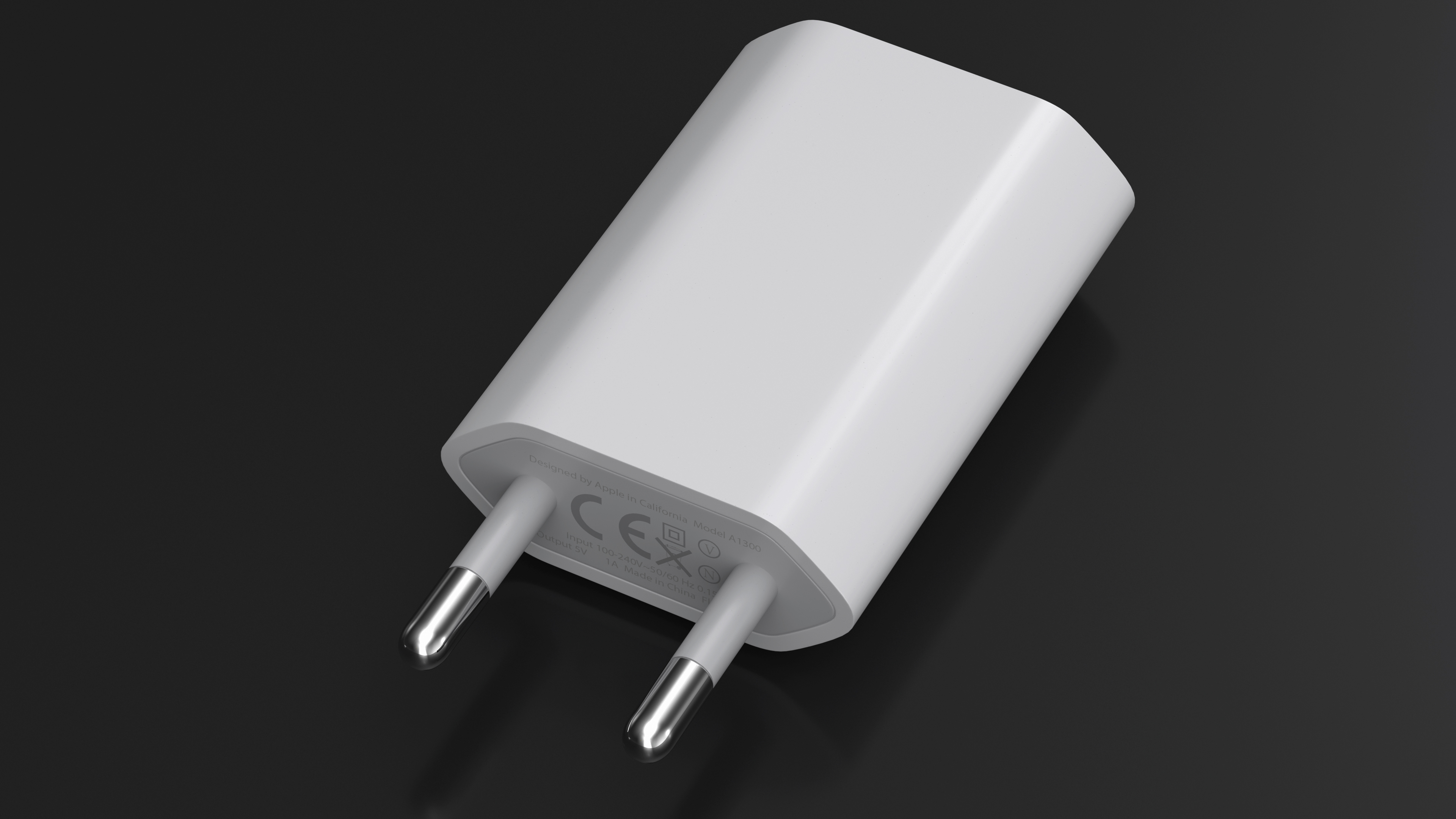 3D Apple 5W USB Power Adapter