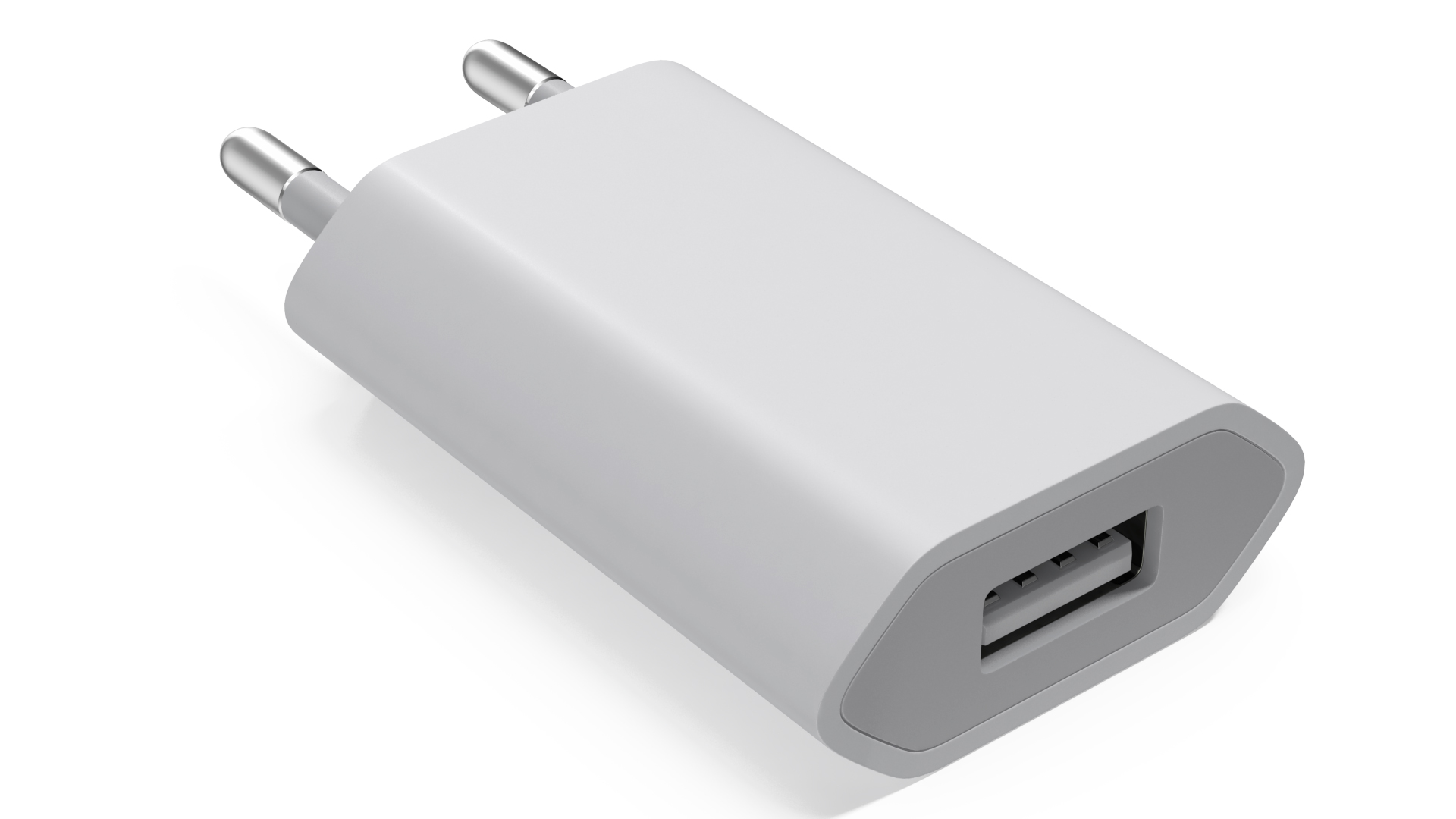 3D Apple 5W USB Power Adapter