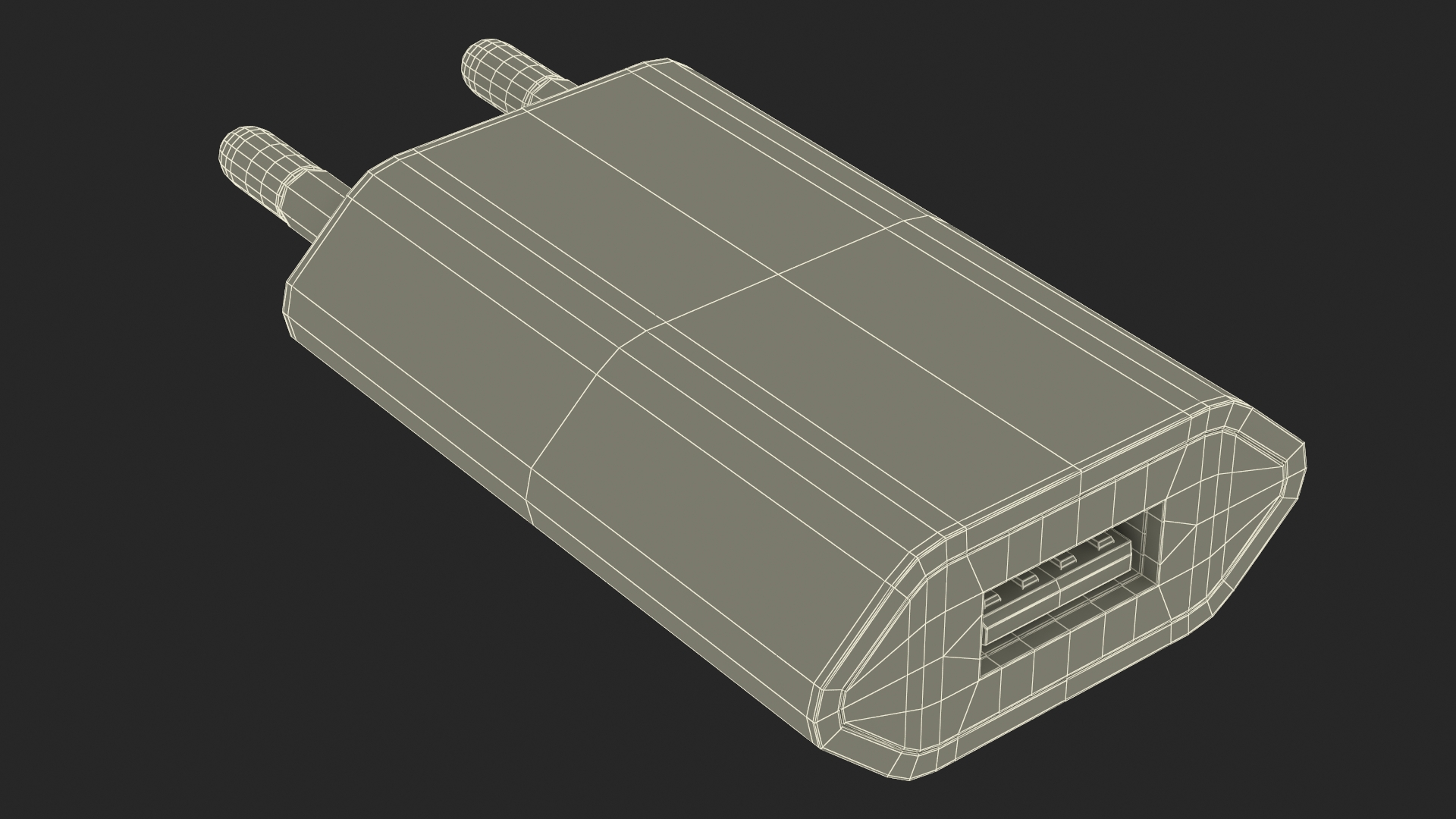 3D Apple 5W USB Power Adapter