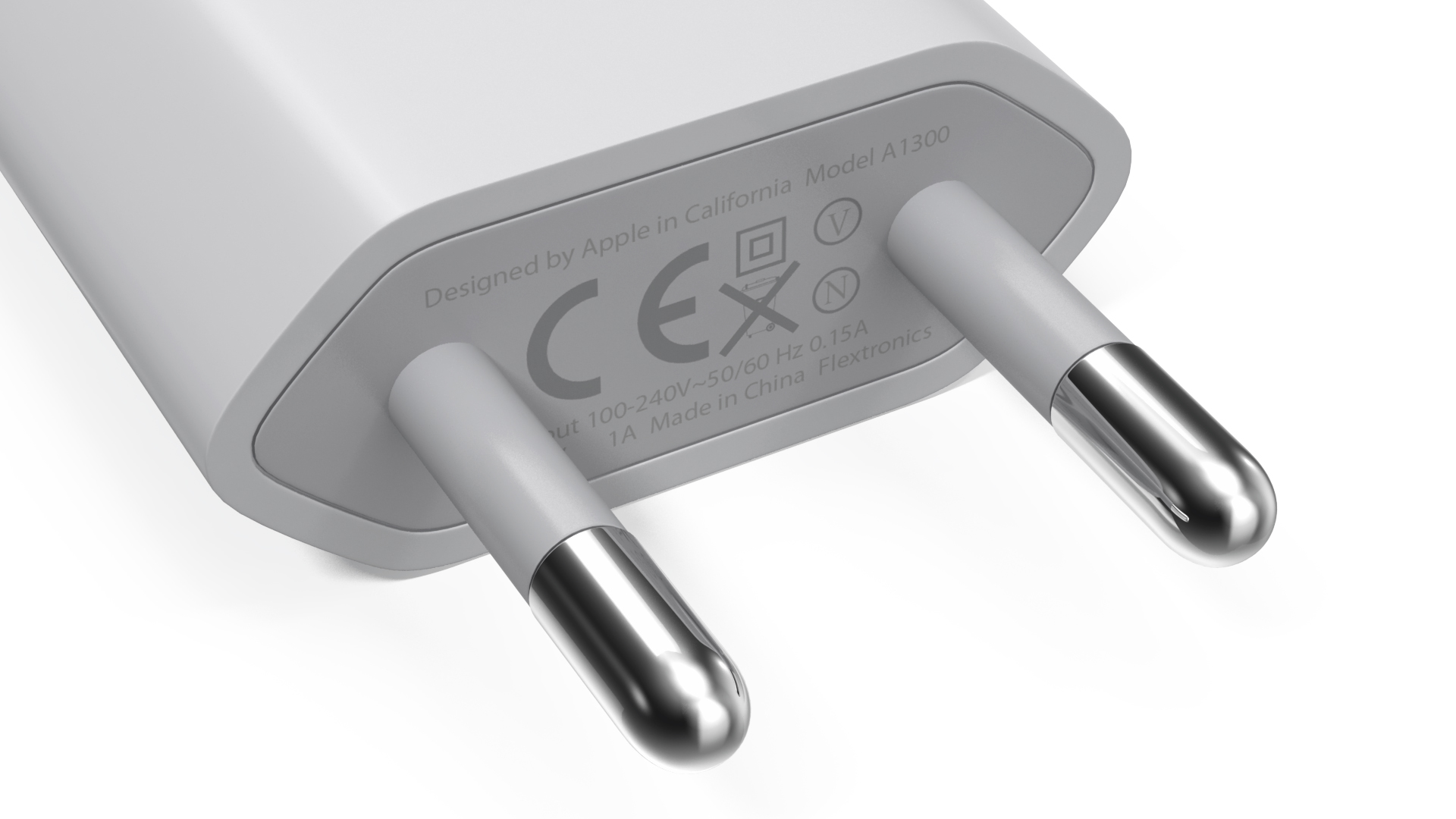 3D Apple 5W USB Power Adapter