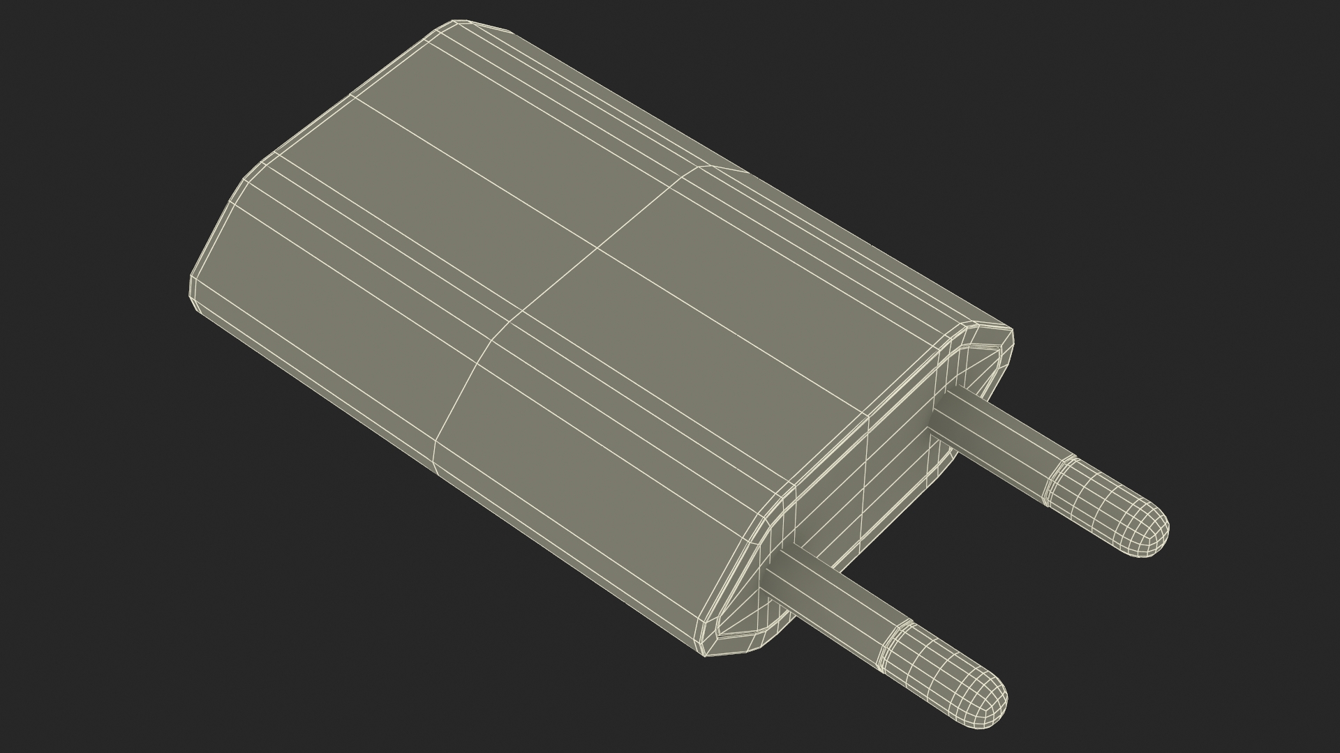 3D Apple 5W USB Power Adapter