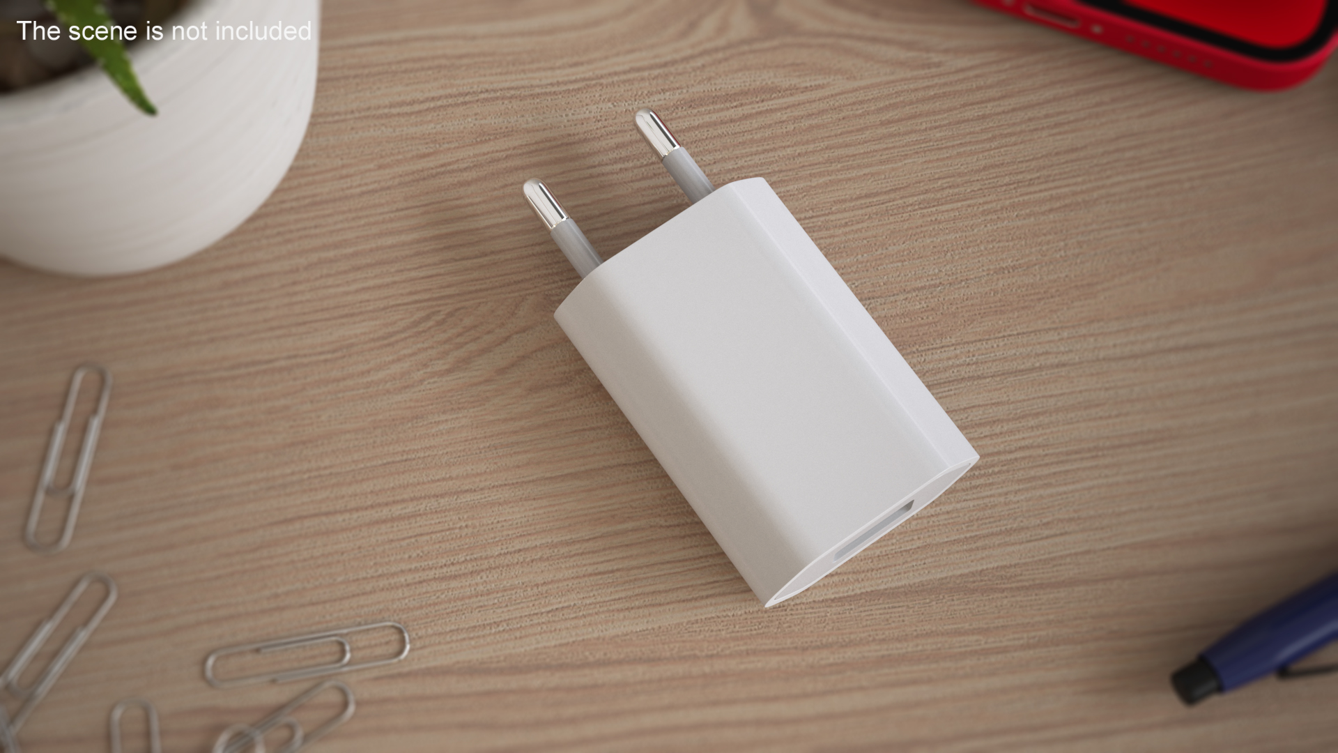 3D Apple 5W USB Power Adapter