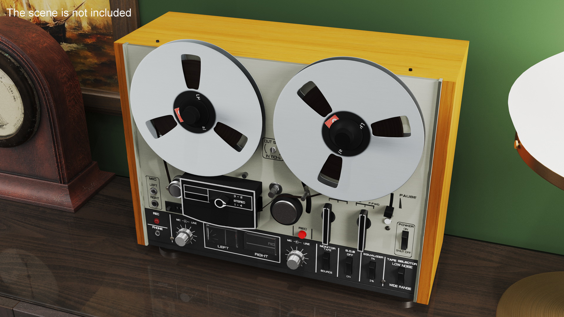 3D Vintage Tape Recorder