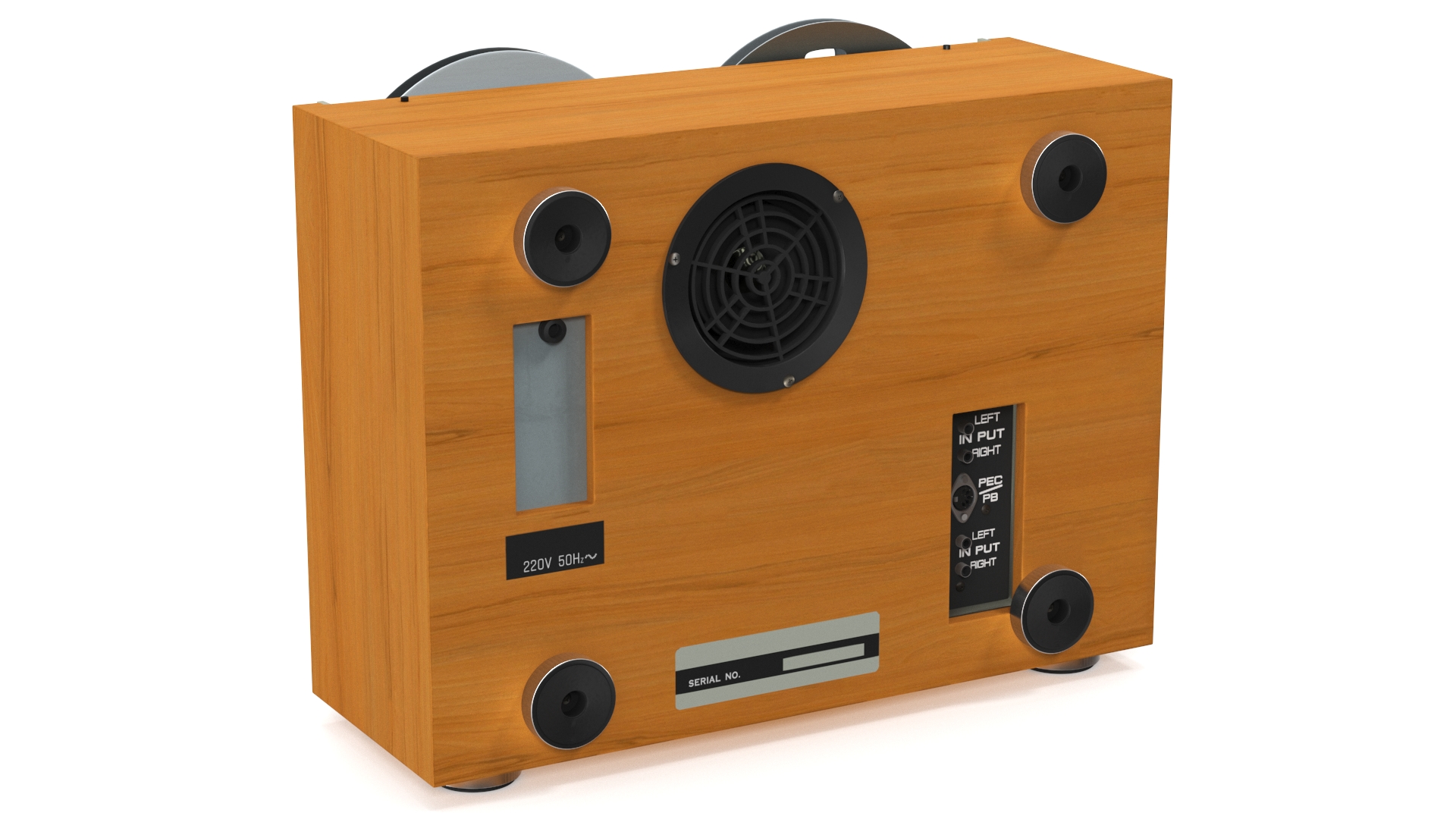3D Vintage Tape Recorder