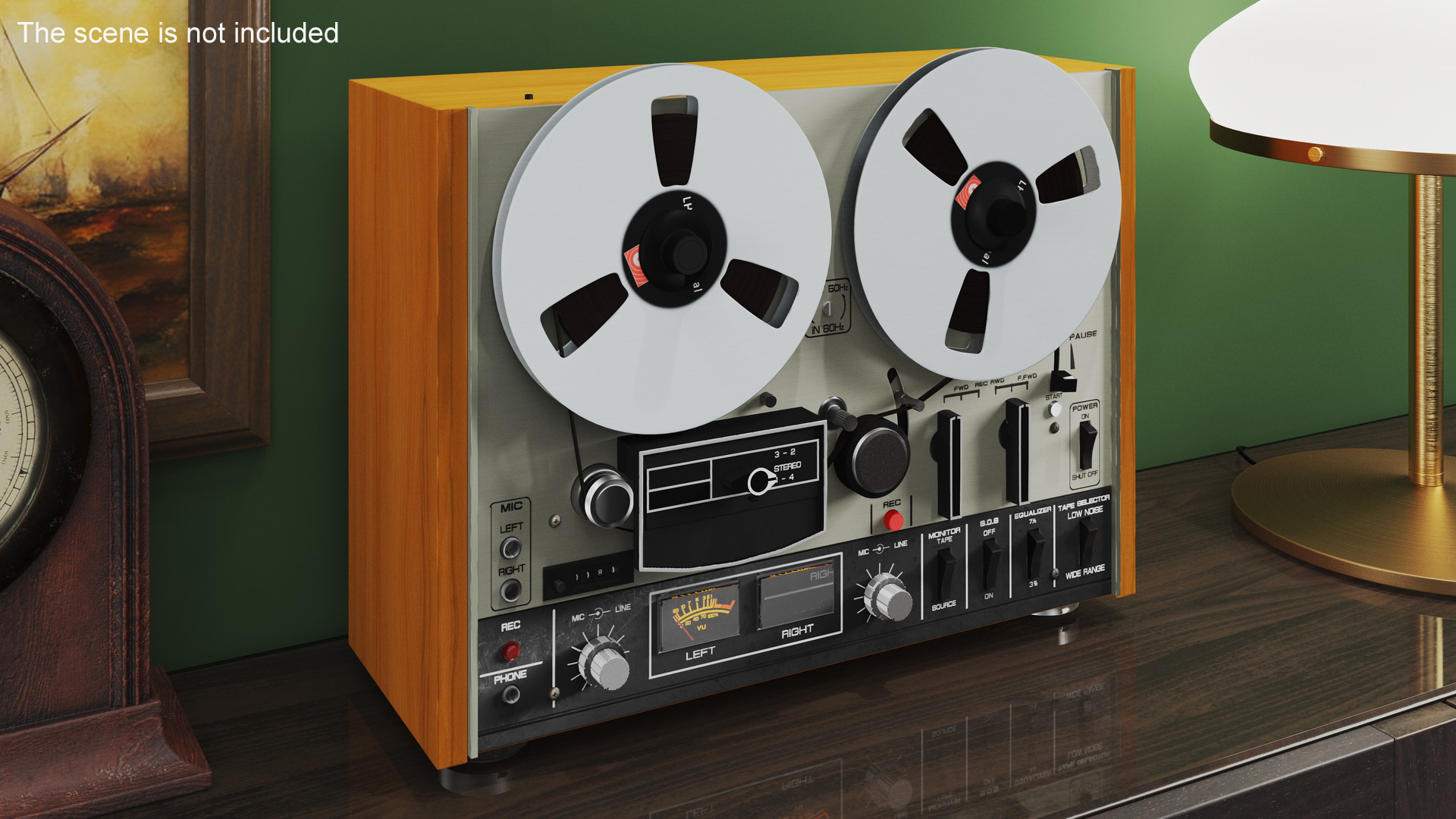 3D Vintage Tape Recorder