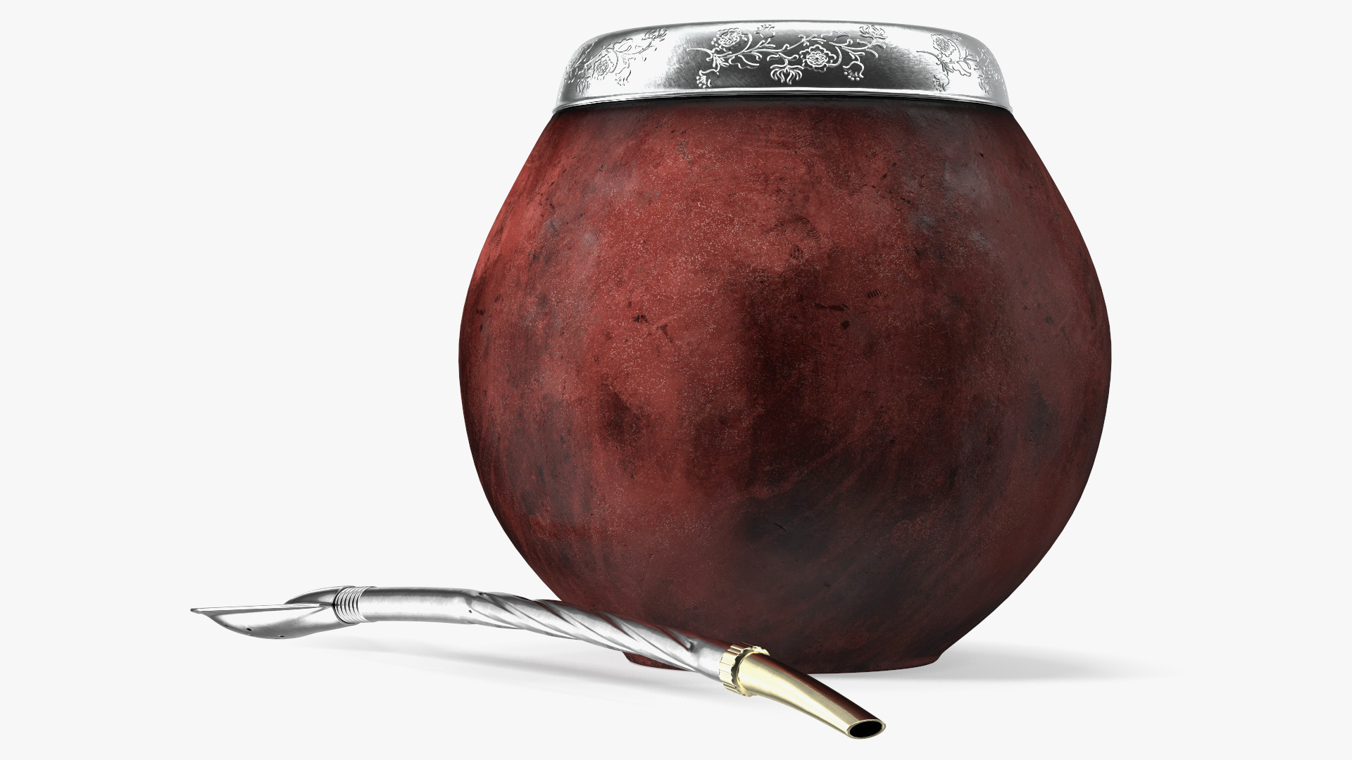 3D Yerba Mate Brown