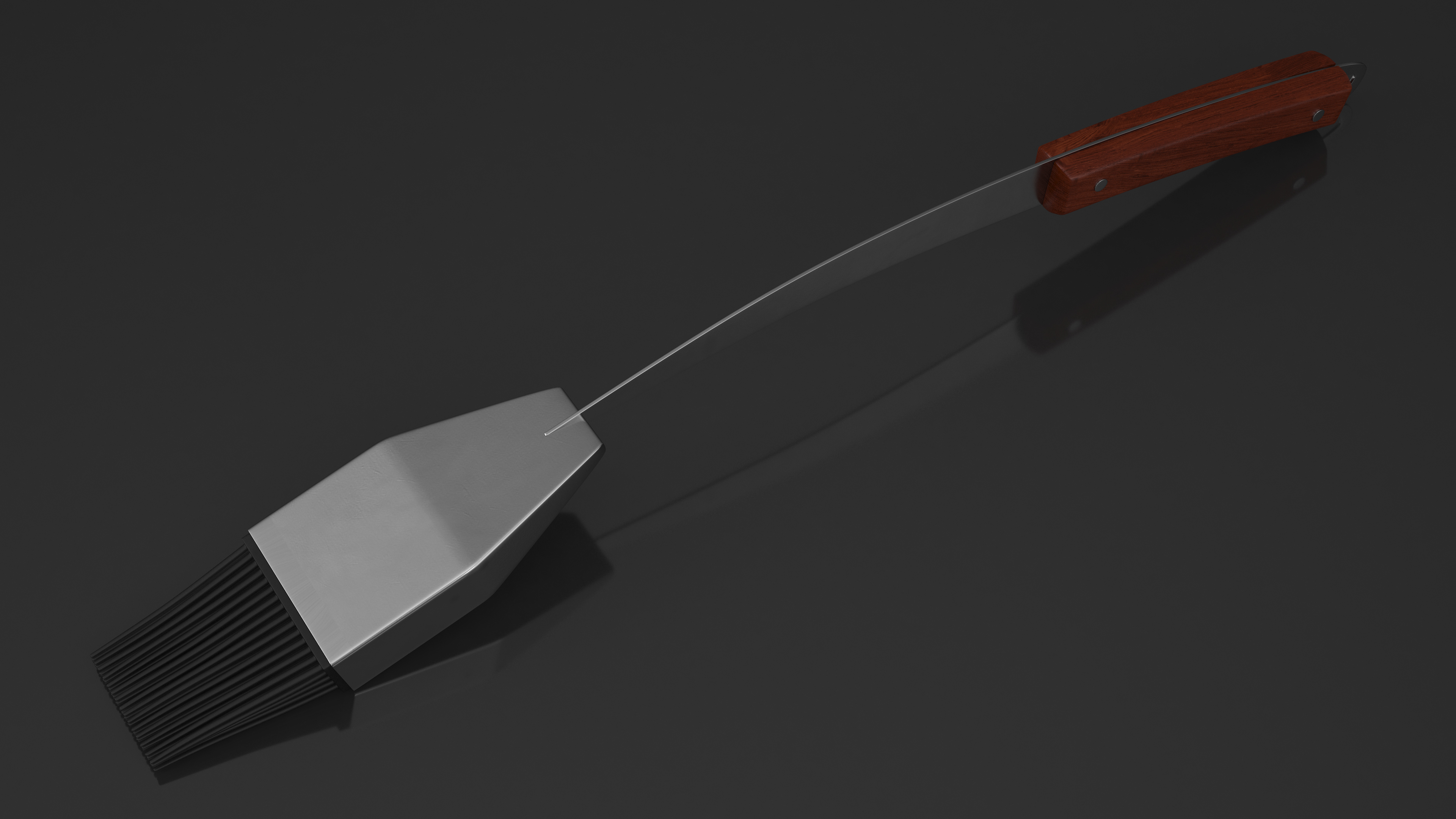 BBQ Basting Brush 3D