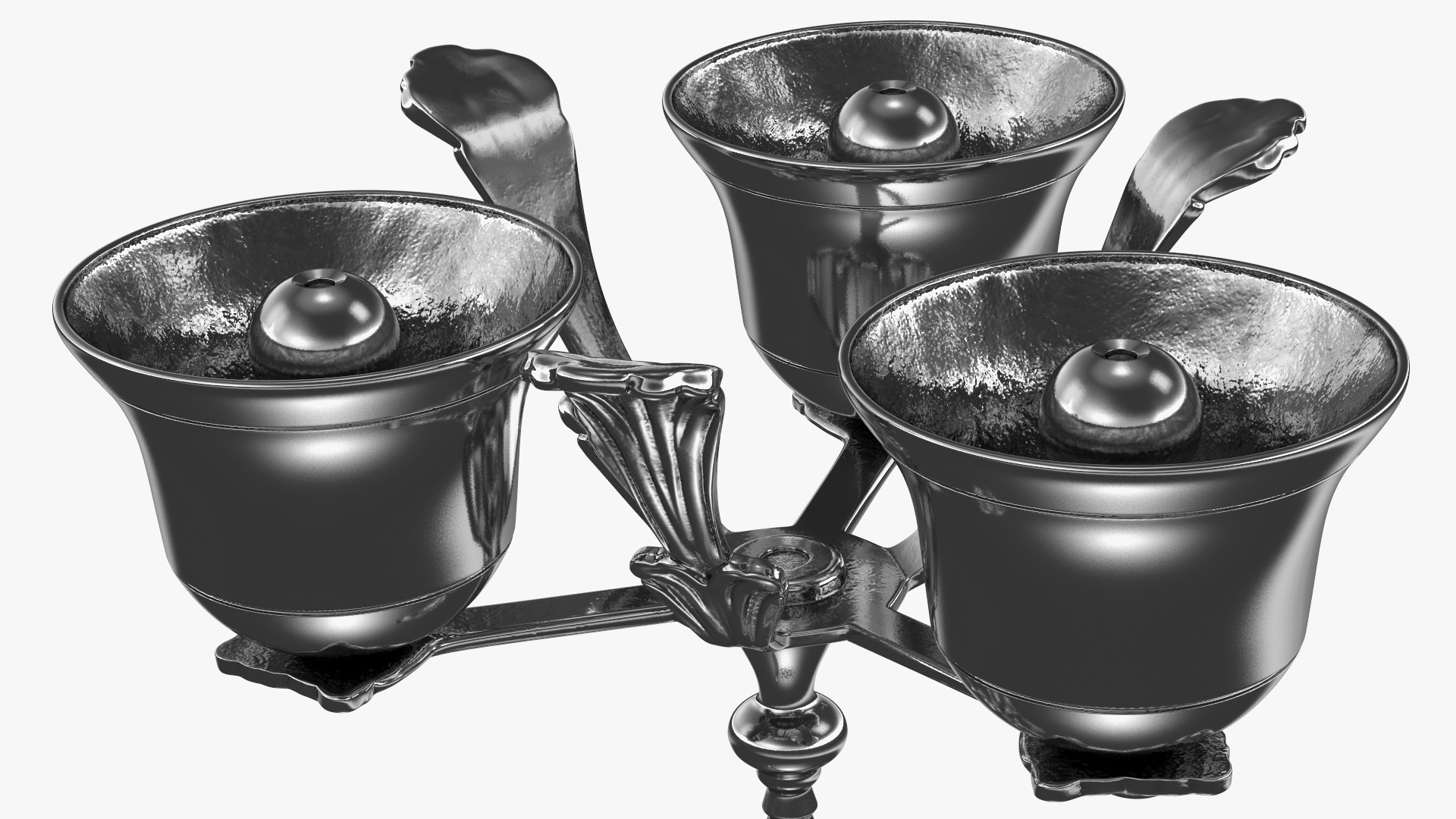 Three Sound Silver Handbell 3D