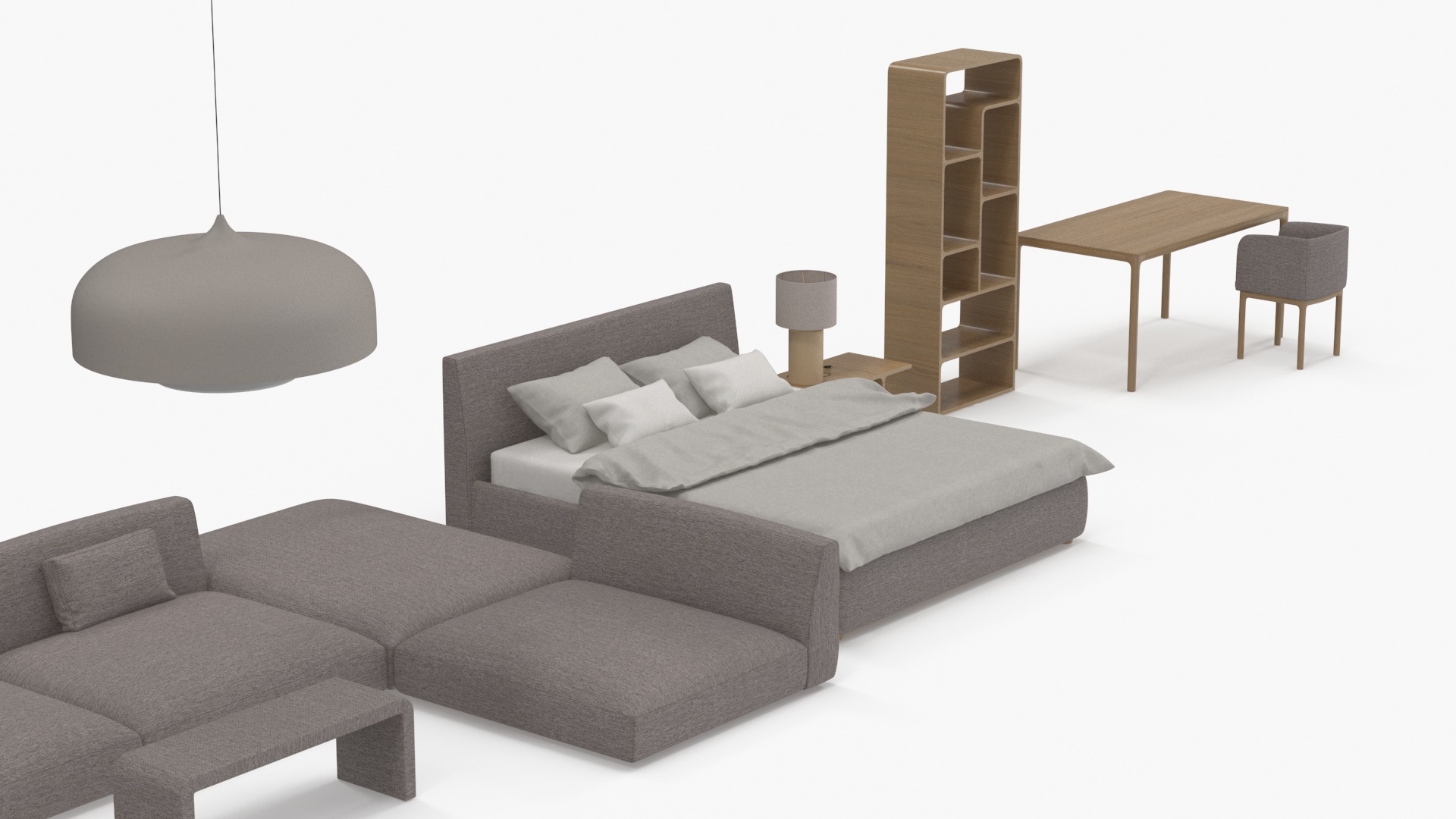 3D model Modern Furniture Set