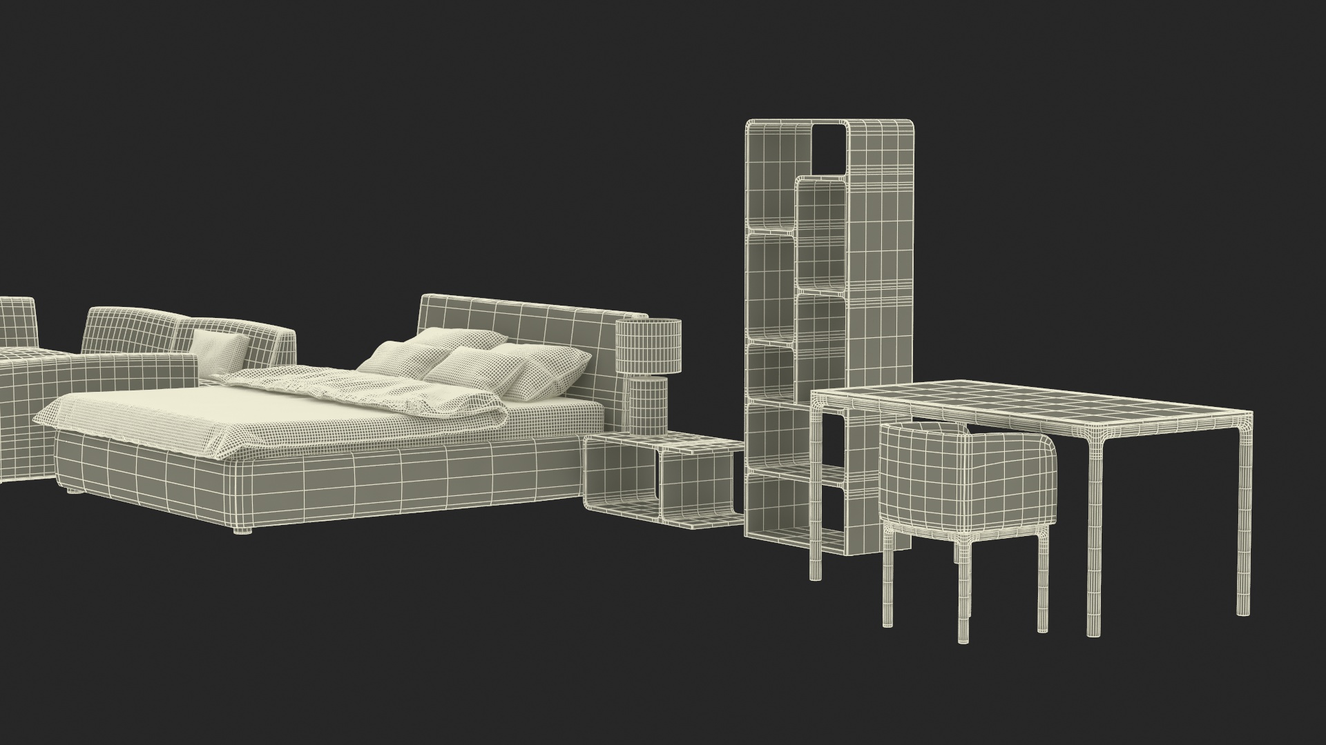 3D model Modern Furniture Set