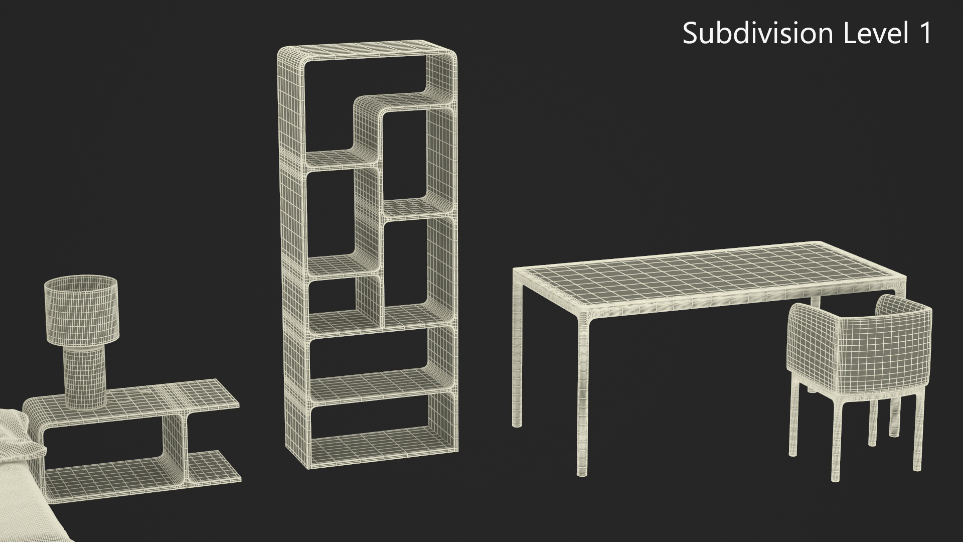 3D model Modern Furniture Set