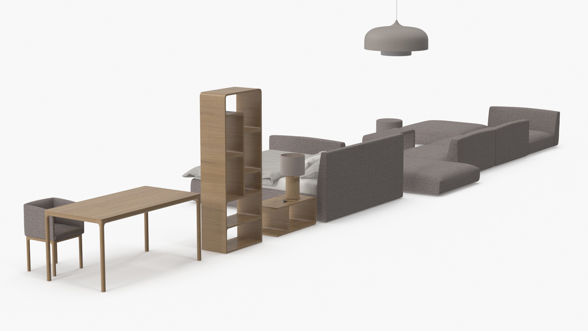 3D model Modern Furniture Set