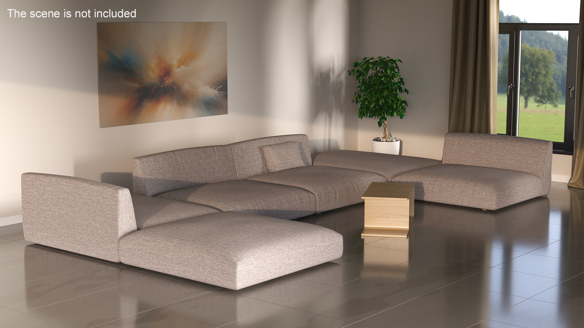3D model Modern Furniture Set