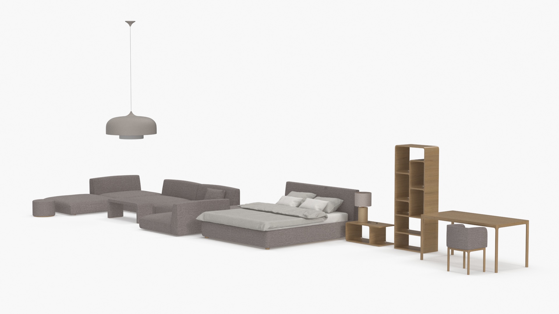3D model Modern Furniture Set