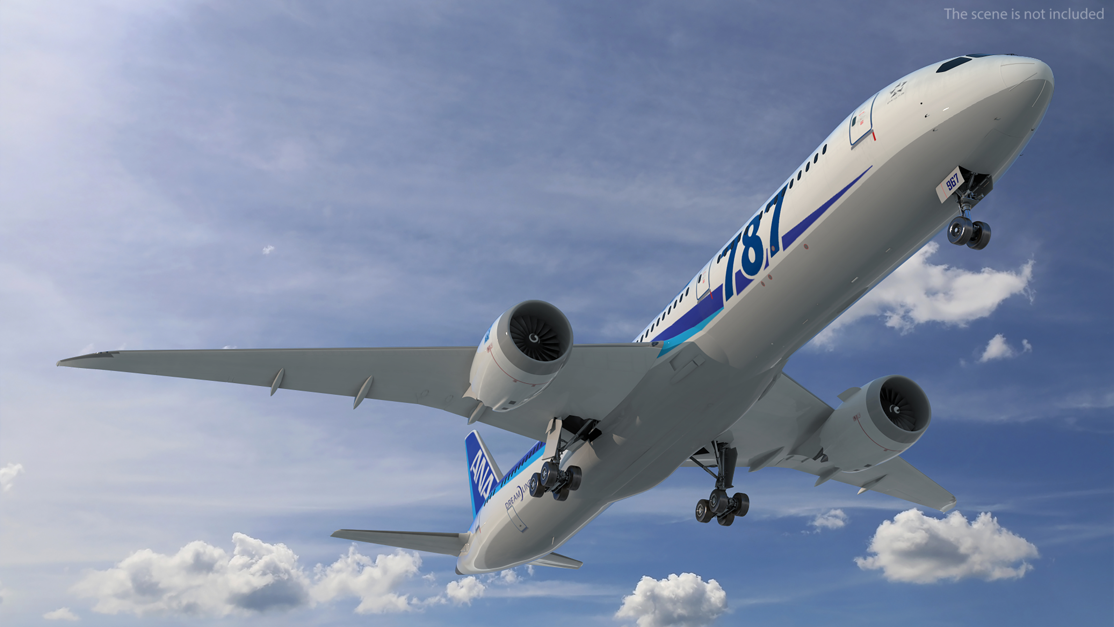 Boeing 787-9 Dreamliner ANA Livery 3D model