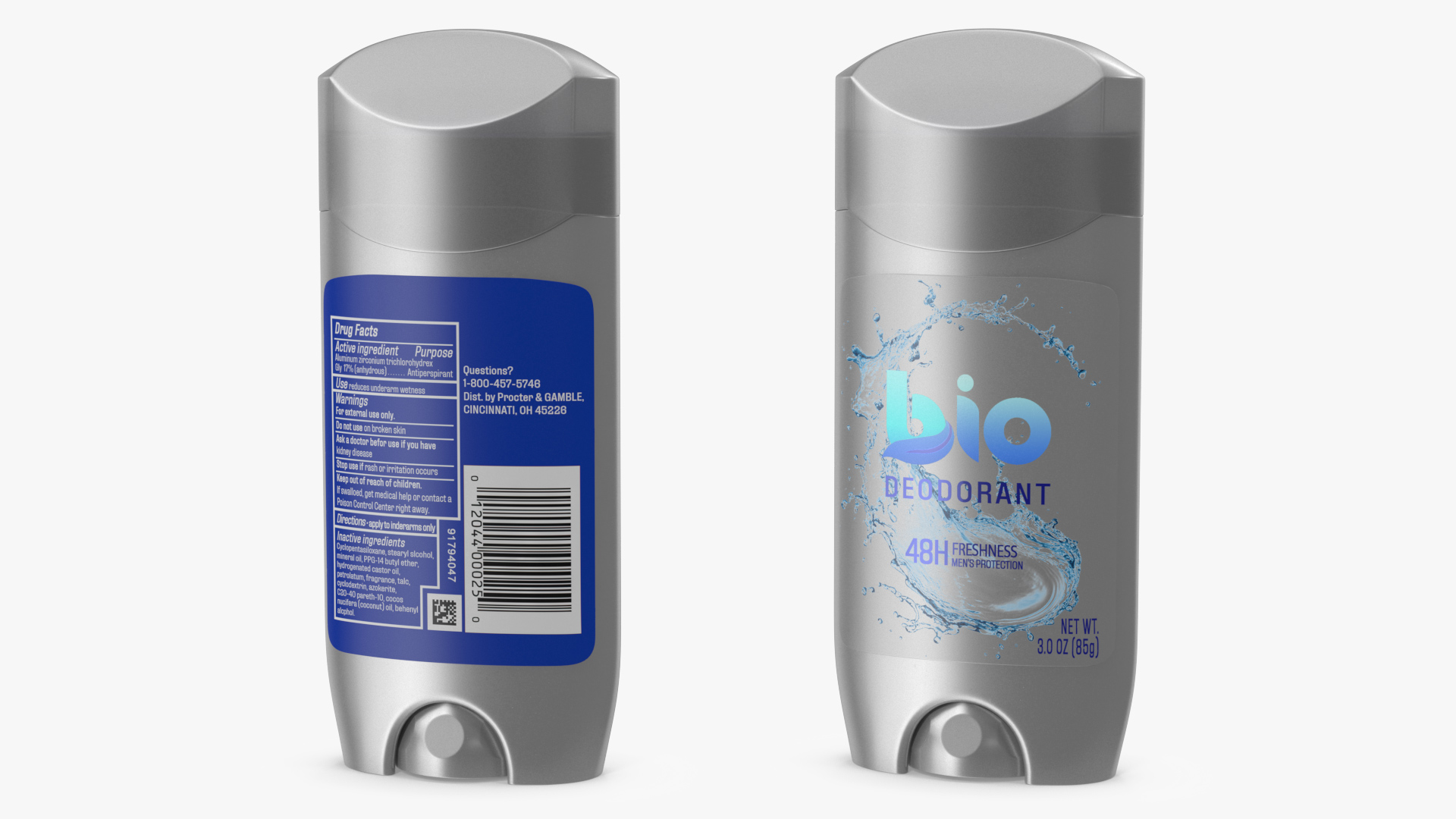 Solid Antiperspirant and Deodorant 3D model
