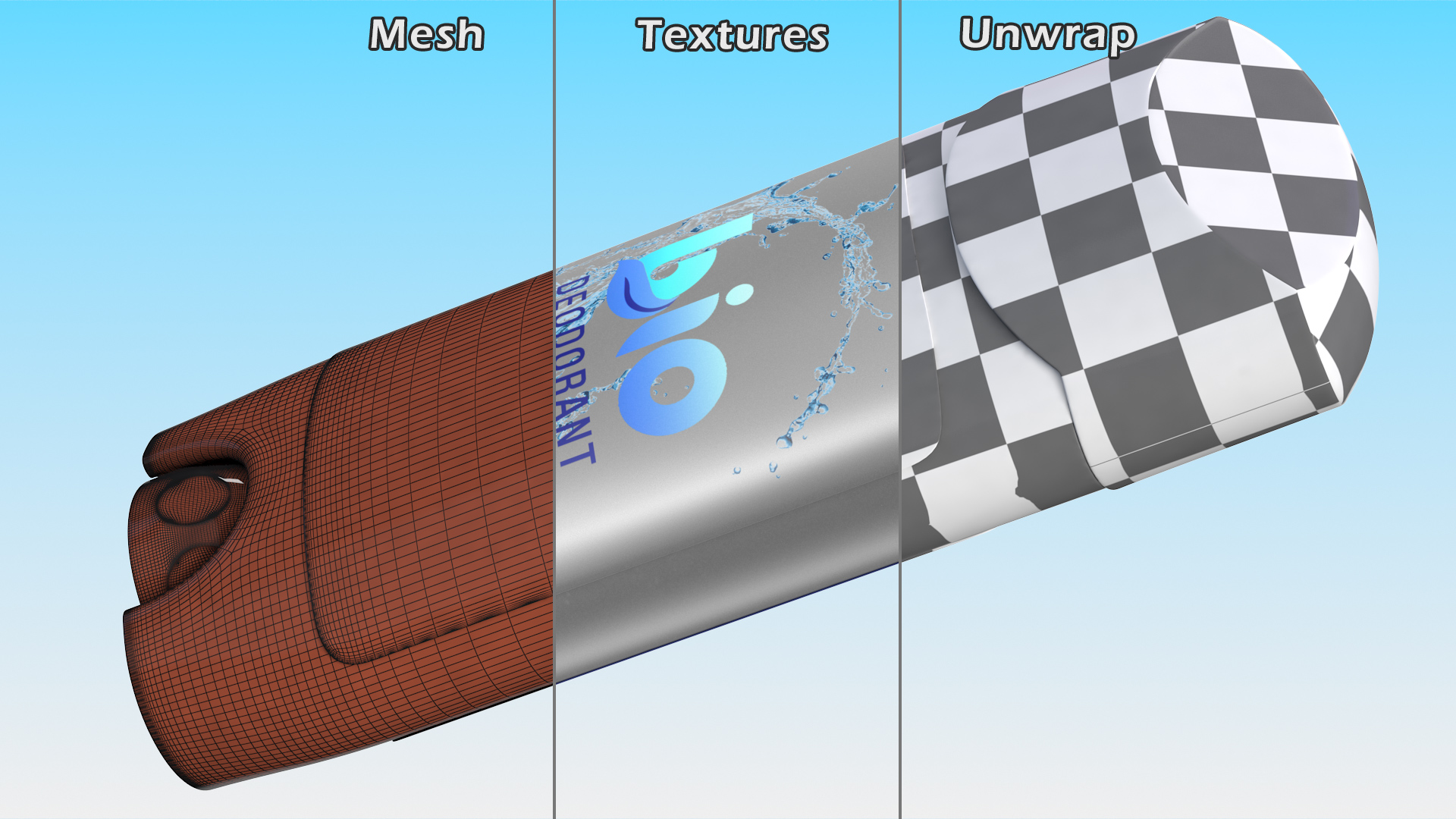 Solid Antiperspirant and Deodorant 3D model