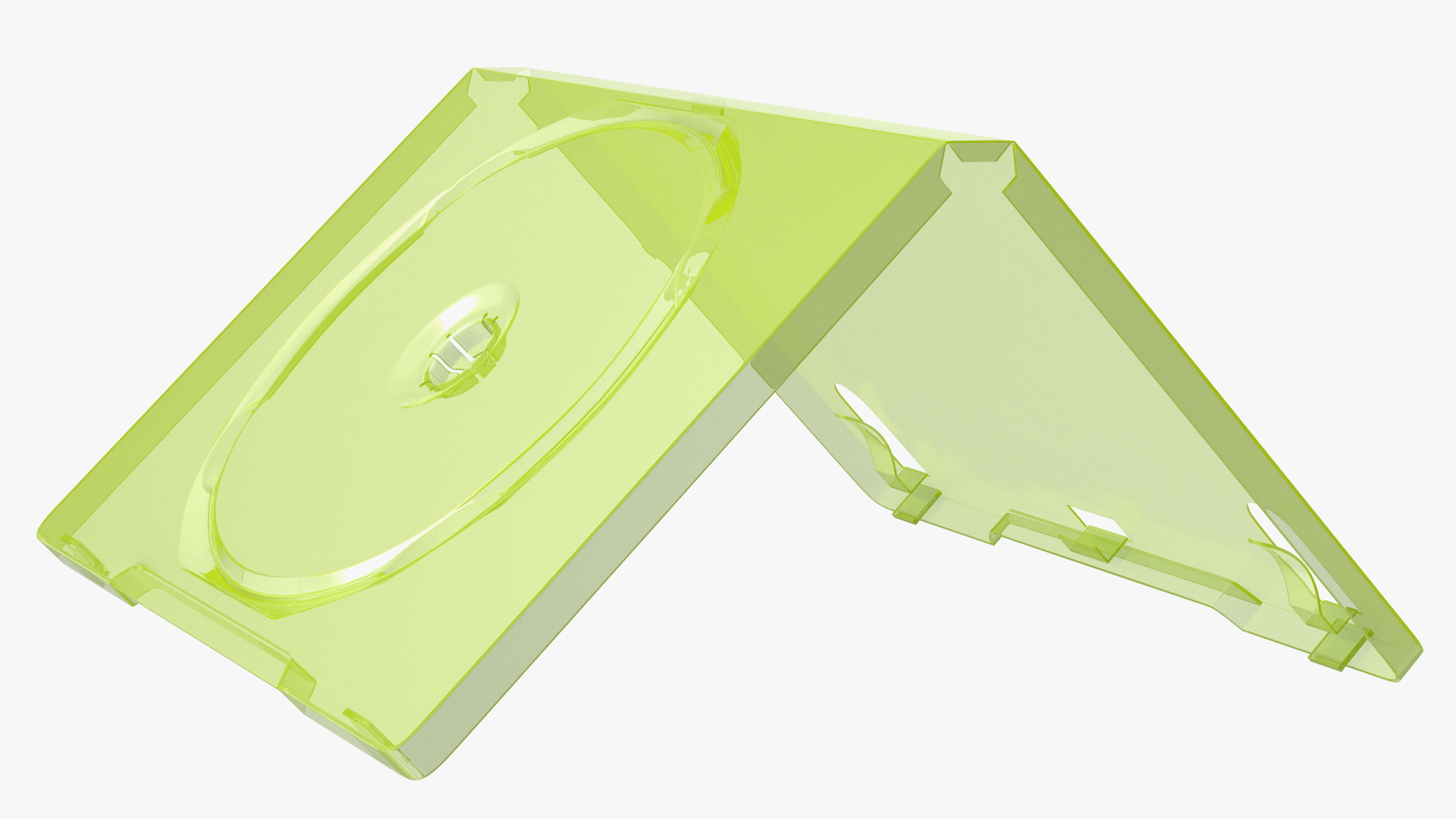 3D model Open Standard XBOX 360 Translucent Green