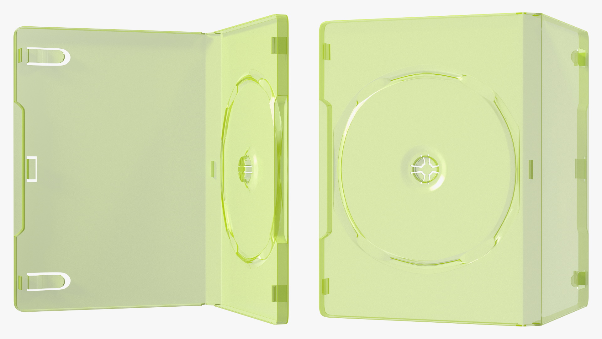 3D model Open Standard XBOX 360 Translucent Green