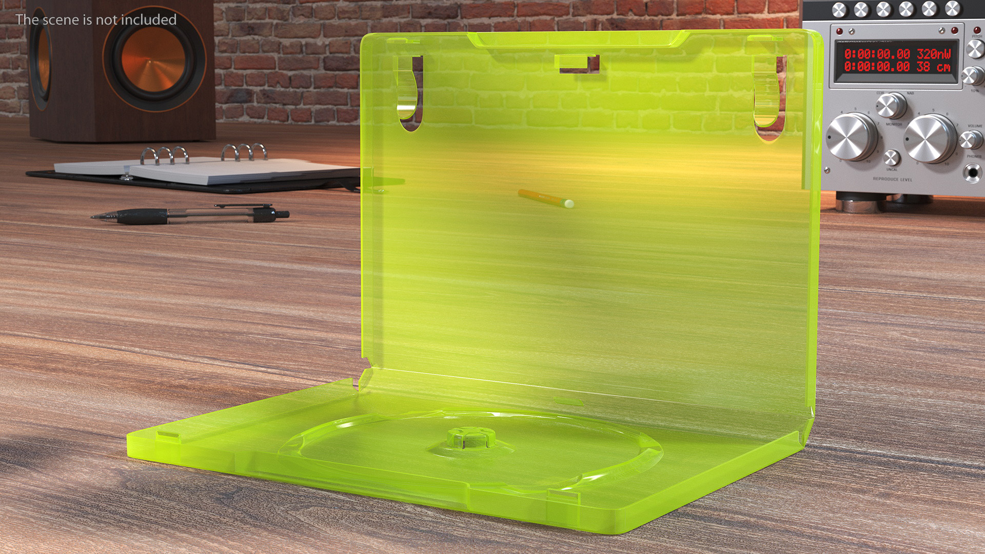 3D model Open Standard XBOX 360 Translucent Green