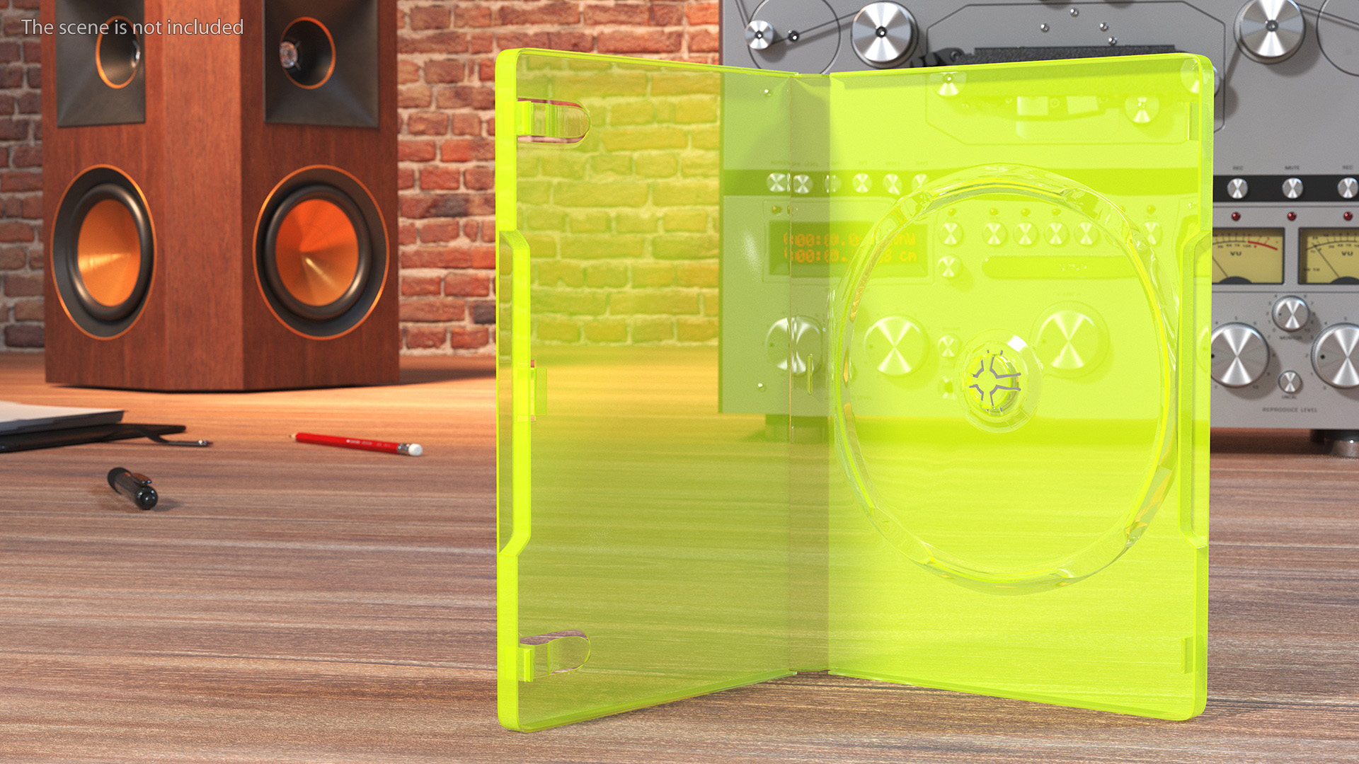 3D model Open Standard XBOX 360 Translucent Green