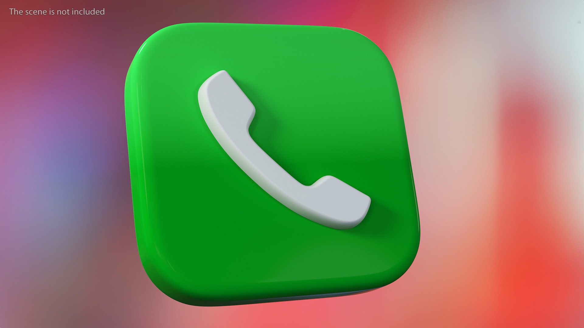 3D iPhone iOS Phone Icon