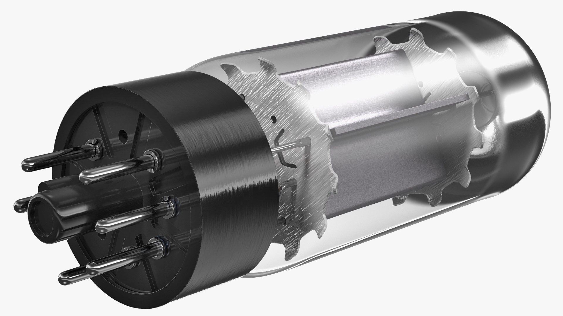 Vacuum Tube 6L6GC 3D