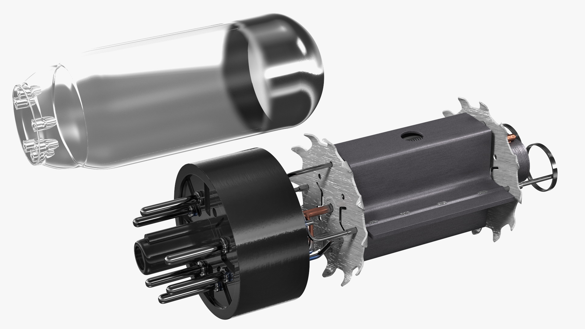 Vacuum Tube 6L6GC 3D
