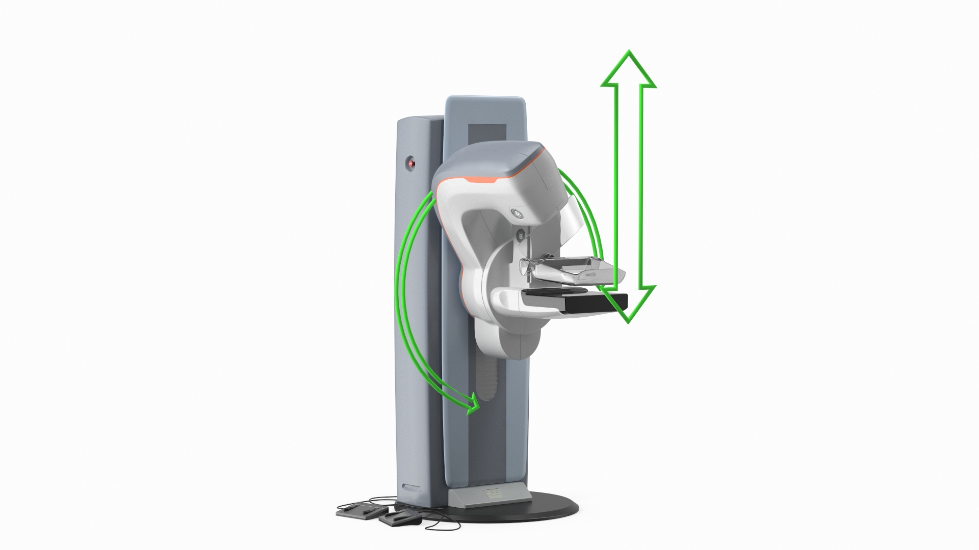 Mammograph Rigged 3D
