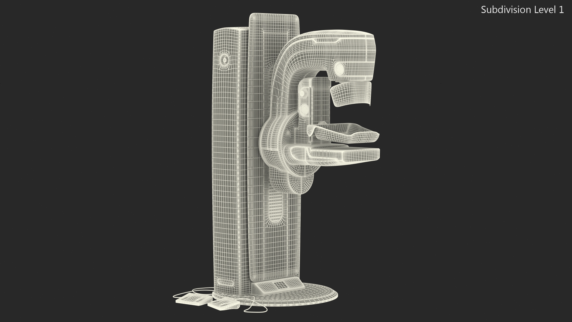 Mammograph Rigged 3D