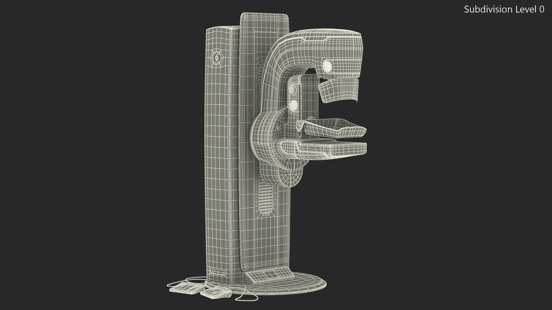 Mammograph Rigged 3D
