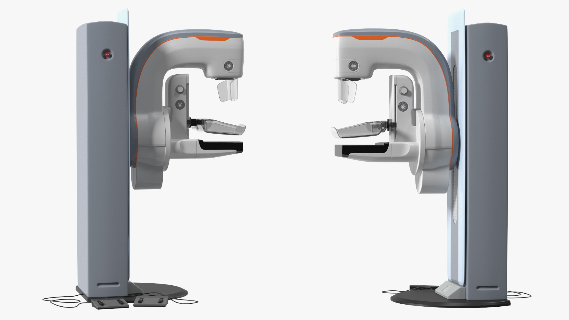 Mammograph Rigged 3D