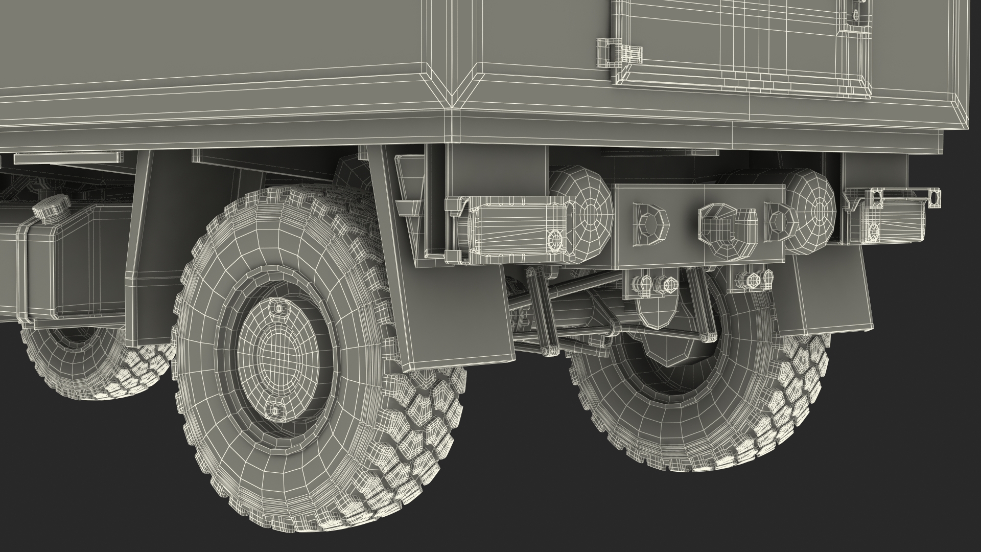 3D Off Road Vehicle Rigged model